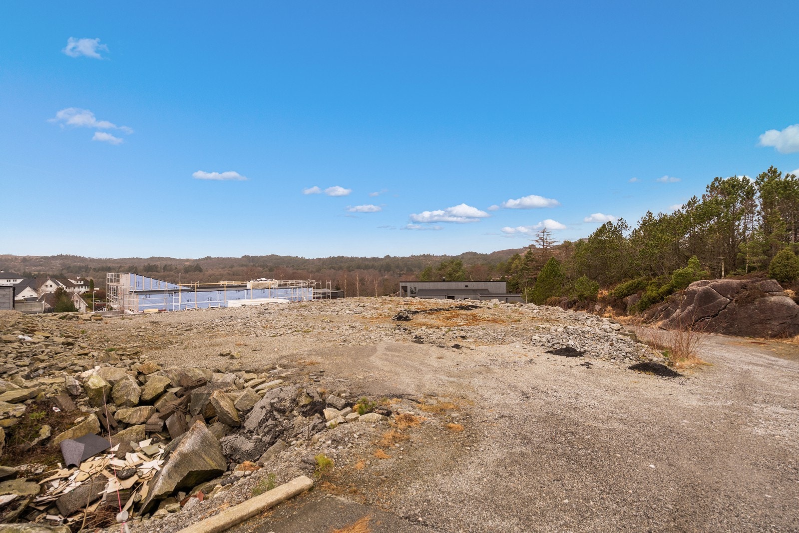 Byggeklar tomt Galleribilde