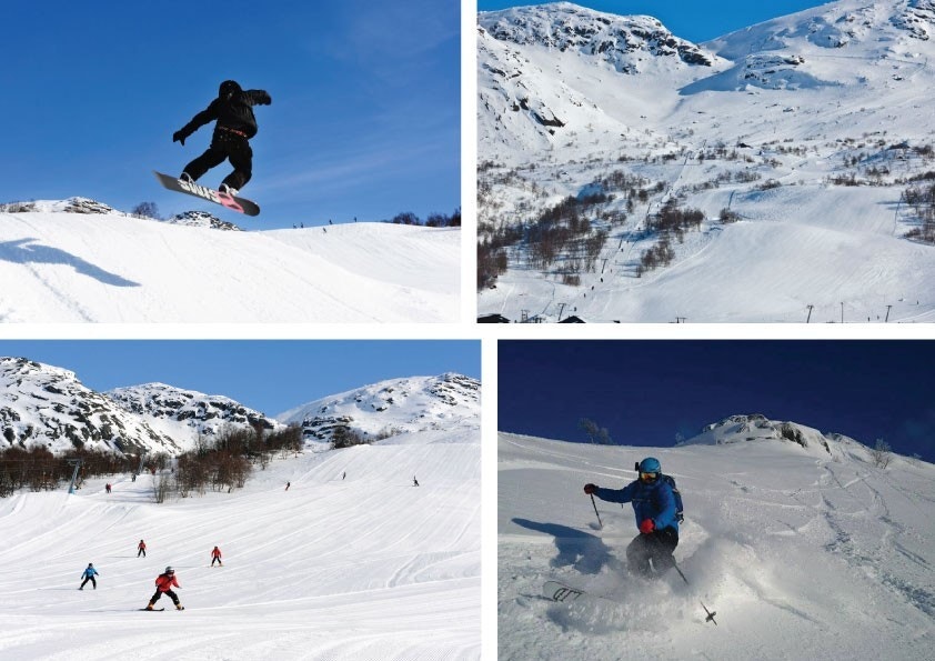 Her får man en hytte med sentral plassering både i forhold til alpint og til langrennsløyper. I nær tilknytting ligger Fidjeland skitrekk med to fjell-trekk, et barneskitrekk og her er det løyper i alle vanskelighetsgrader. Galleribilde