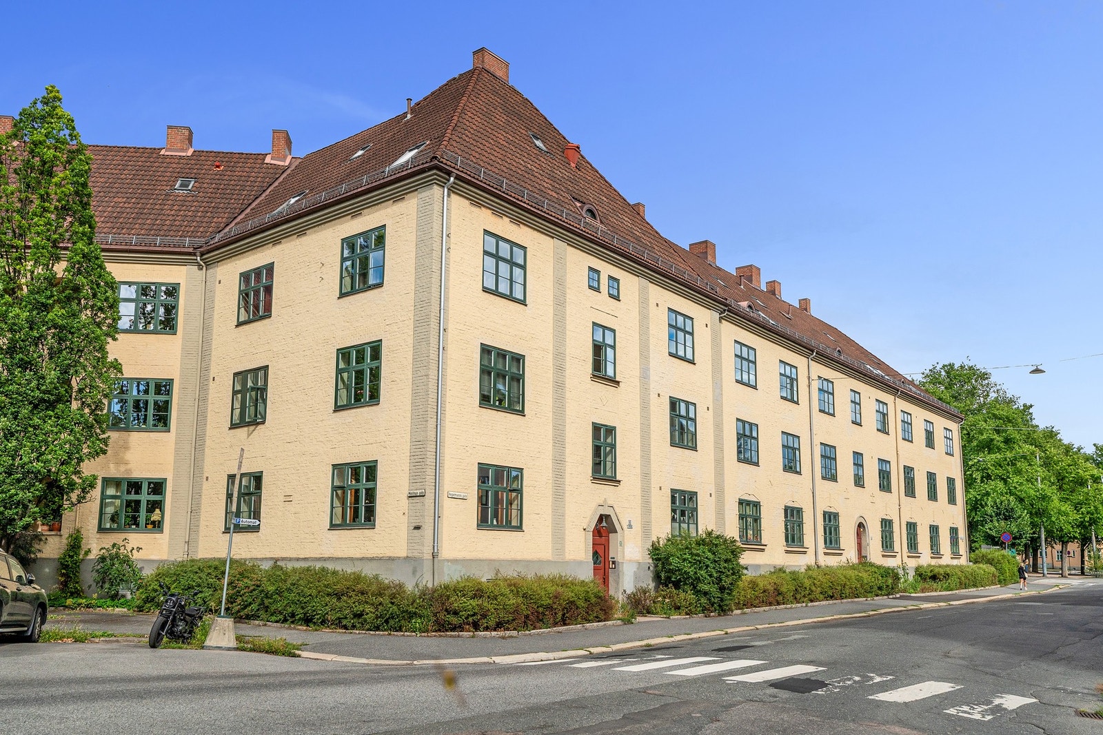 Fasade, klassisk Torshovgård. Galleribilde