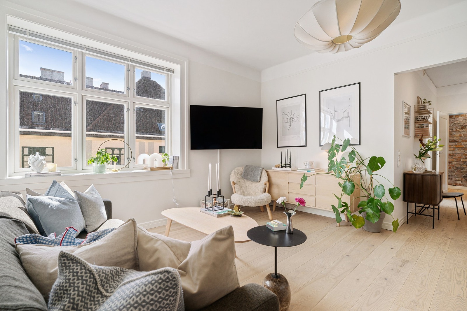 Borettslaget har avtale med Telia om levering av TV- og internett. Galleribilde