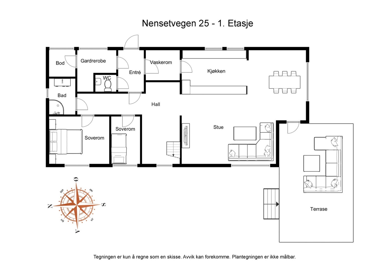Plantegning Galleribilde