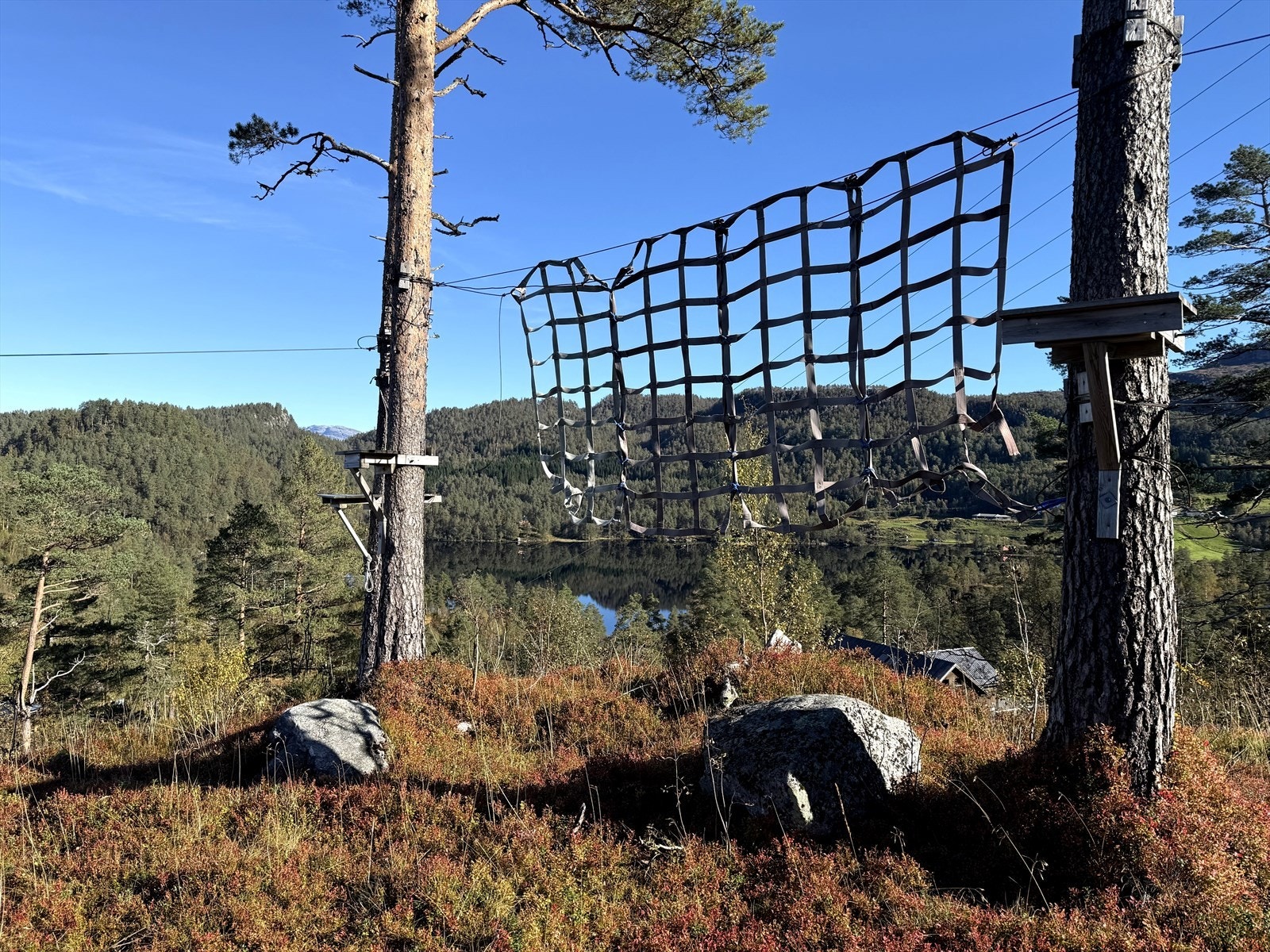 Klatrepark ved hytta (felles for hyttefeltet) Galleribilde