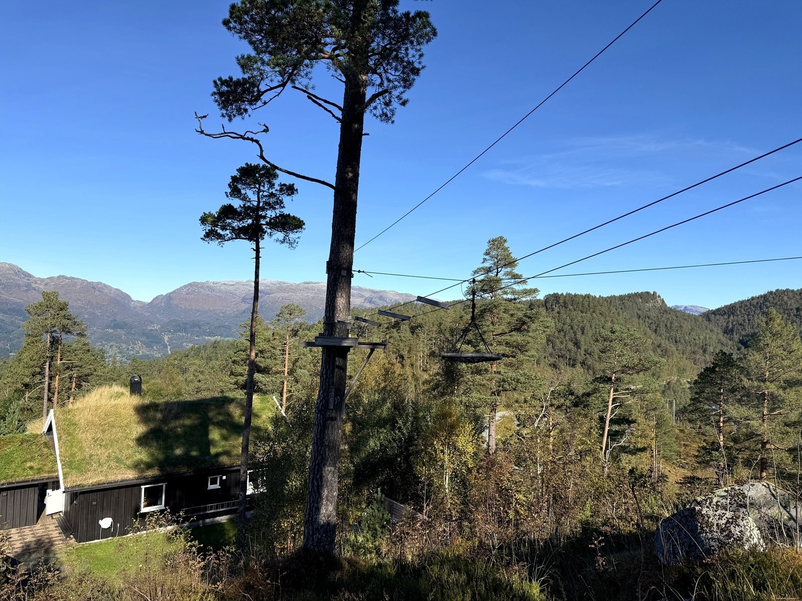 Klatrepark ved hytta (felles for hyttefeltet) Galleribilde