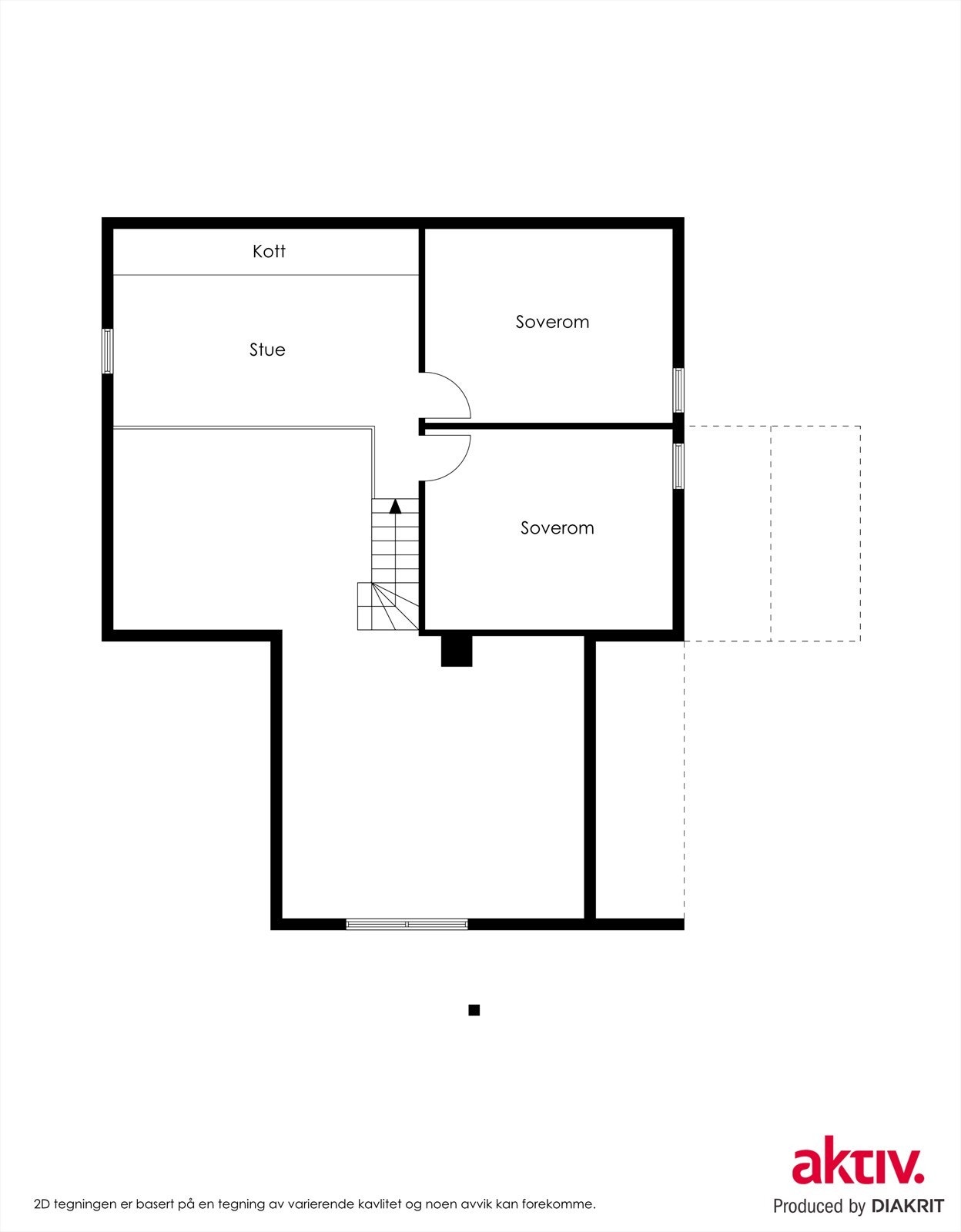 Plantegning loft Galleribilde