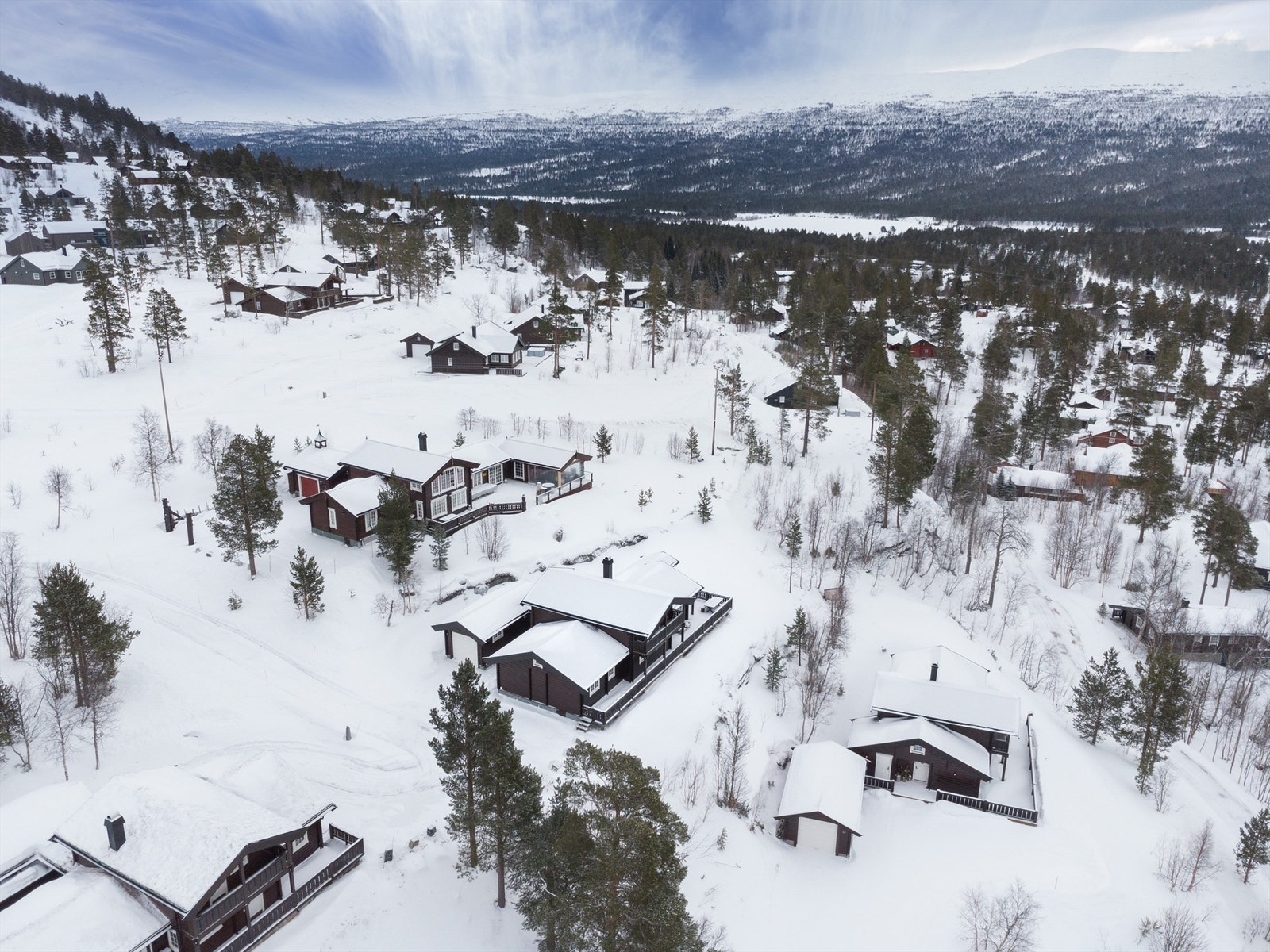 Dronebilde Galleribilde