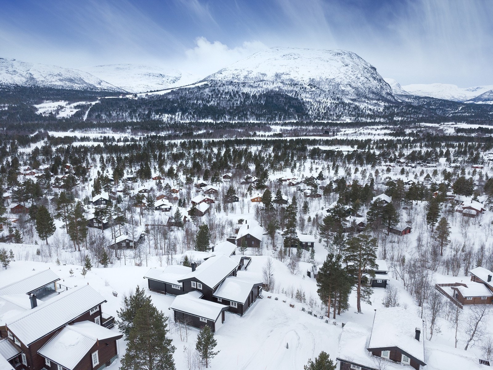 Dronebilde Galleribilde
