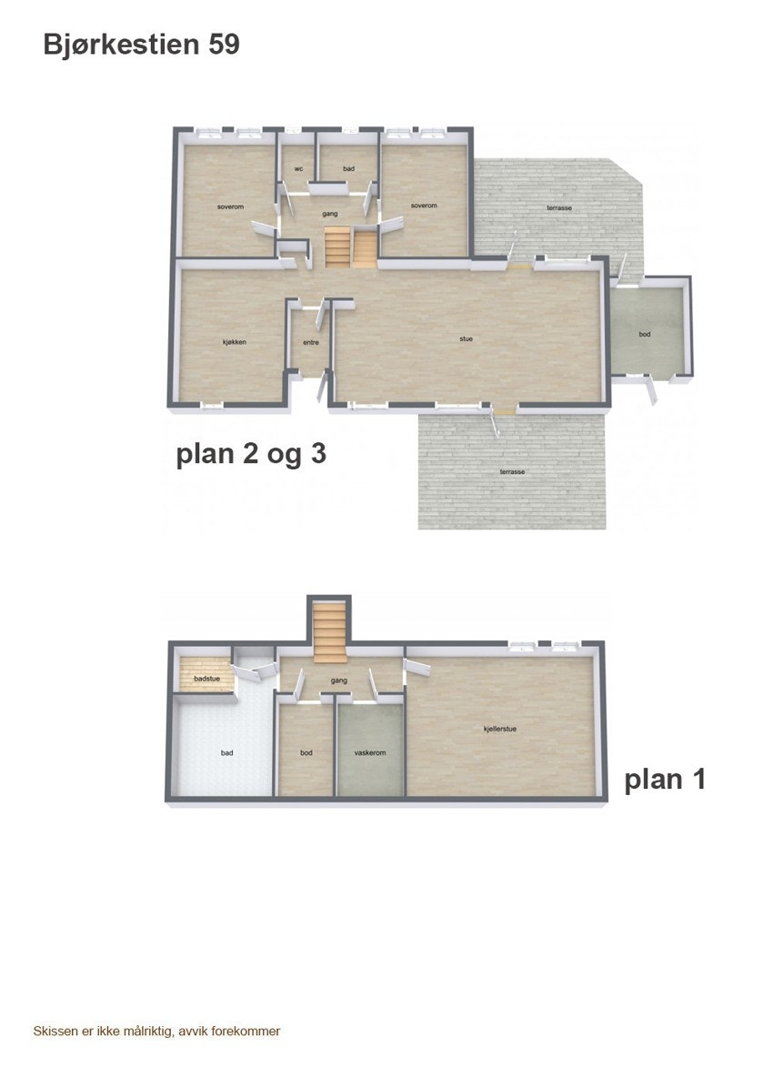 Plantegning Galleribilde