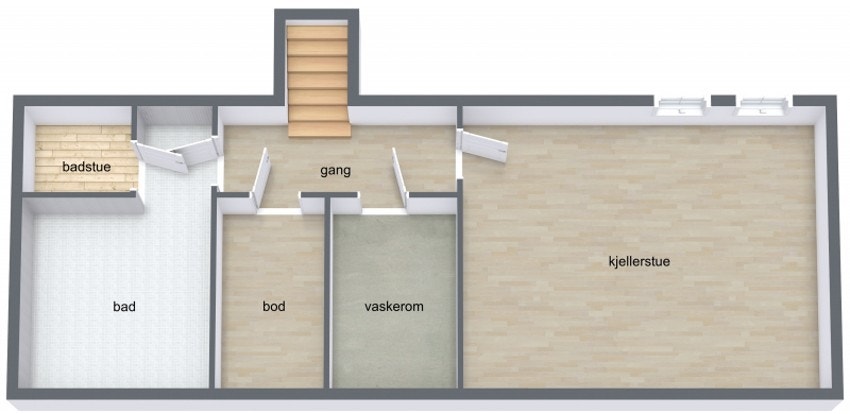 Plantegning kjeller Galleribilde
