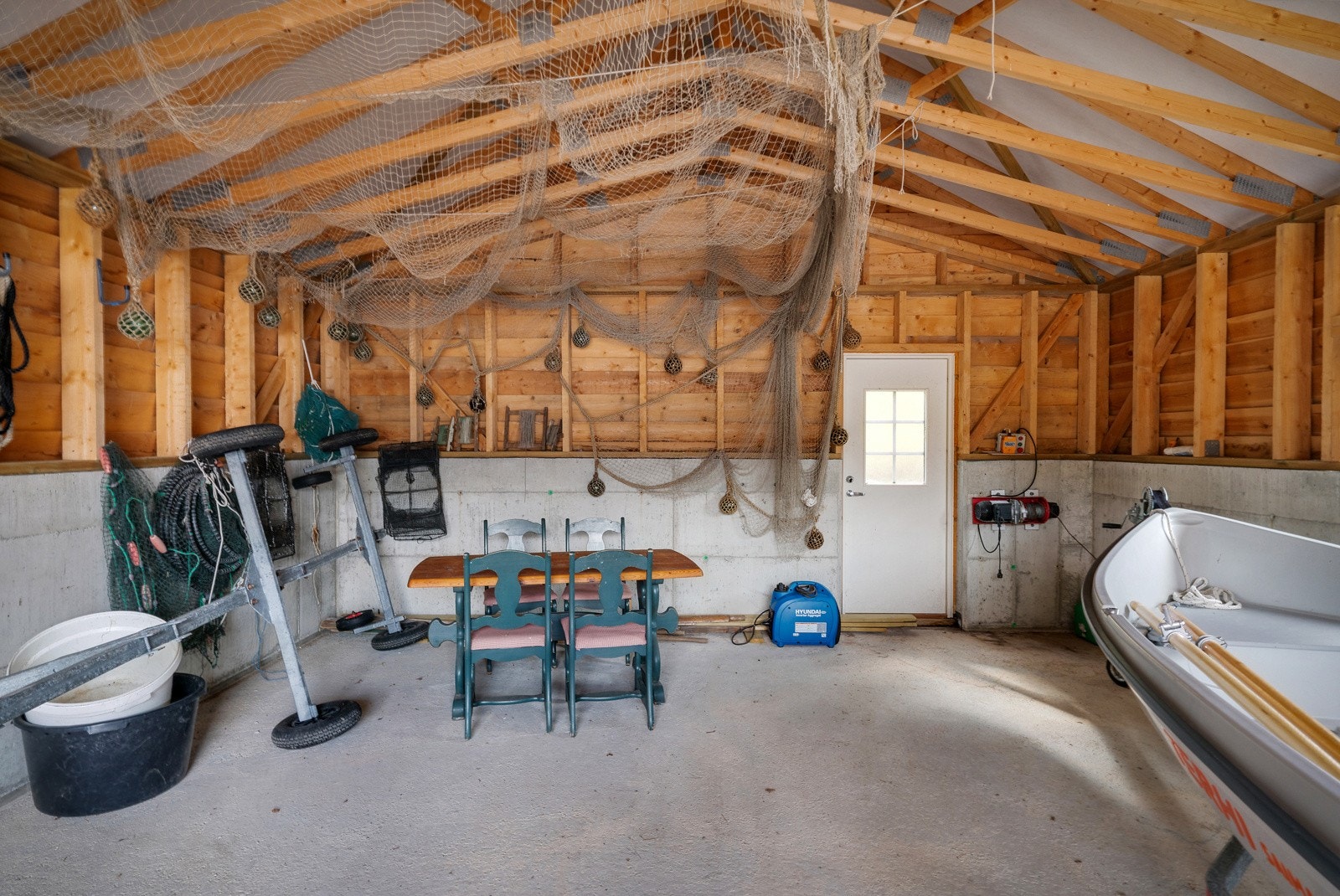 Naustet har et ereal på 54 kvm Galleribilde