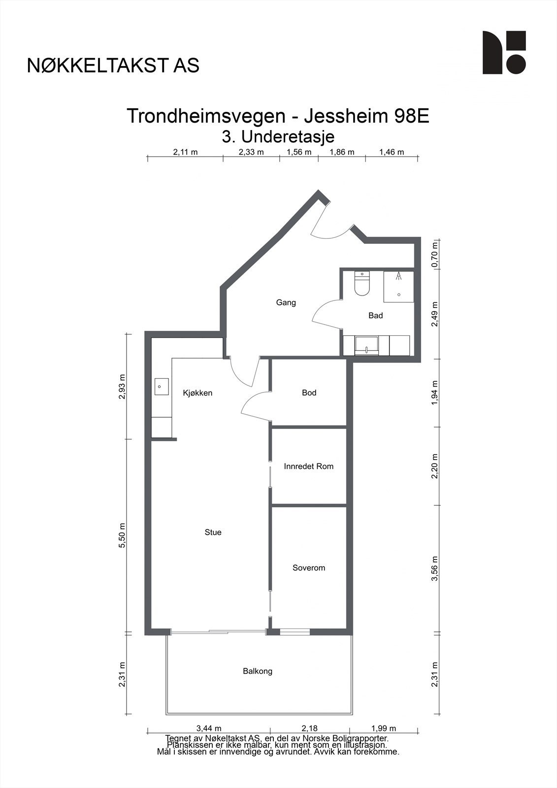 Plantegning Galleribilde