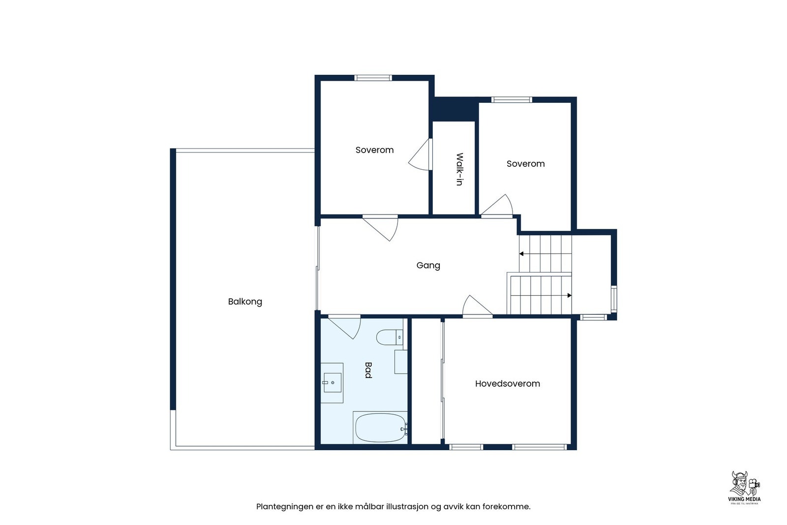 Plantegning 2. etasje Galleribilde
