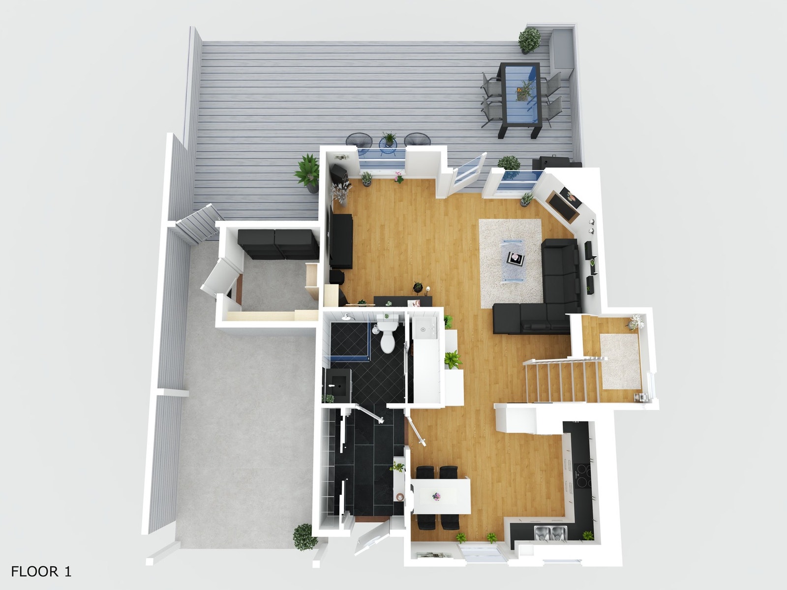 Plantegning hovedplan Galleribilde