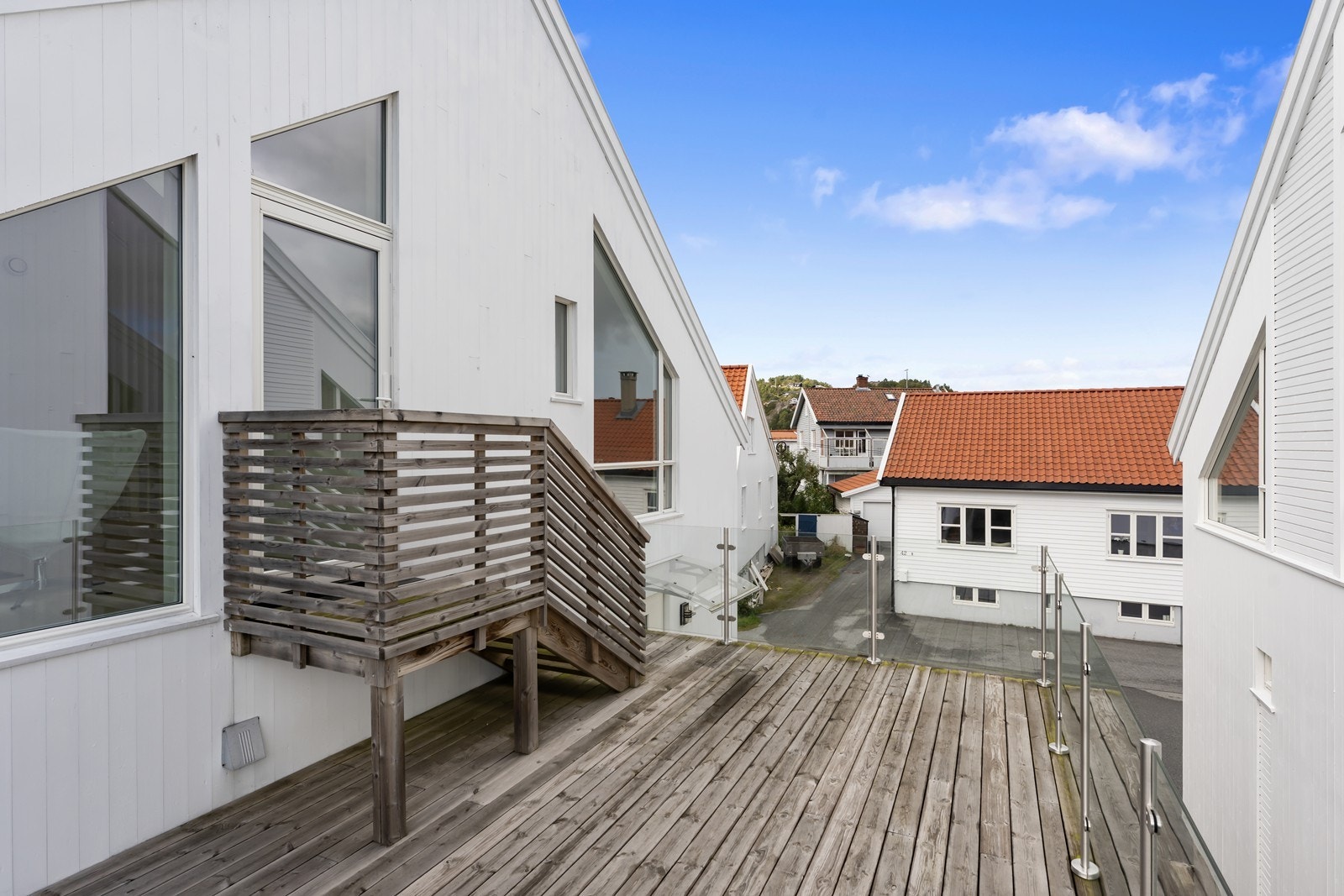 Takterrassen utenfor loftstuen - her er det god plass til møblering Galleribilde