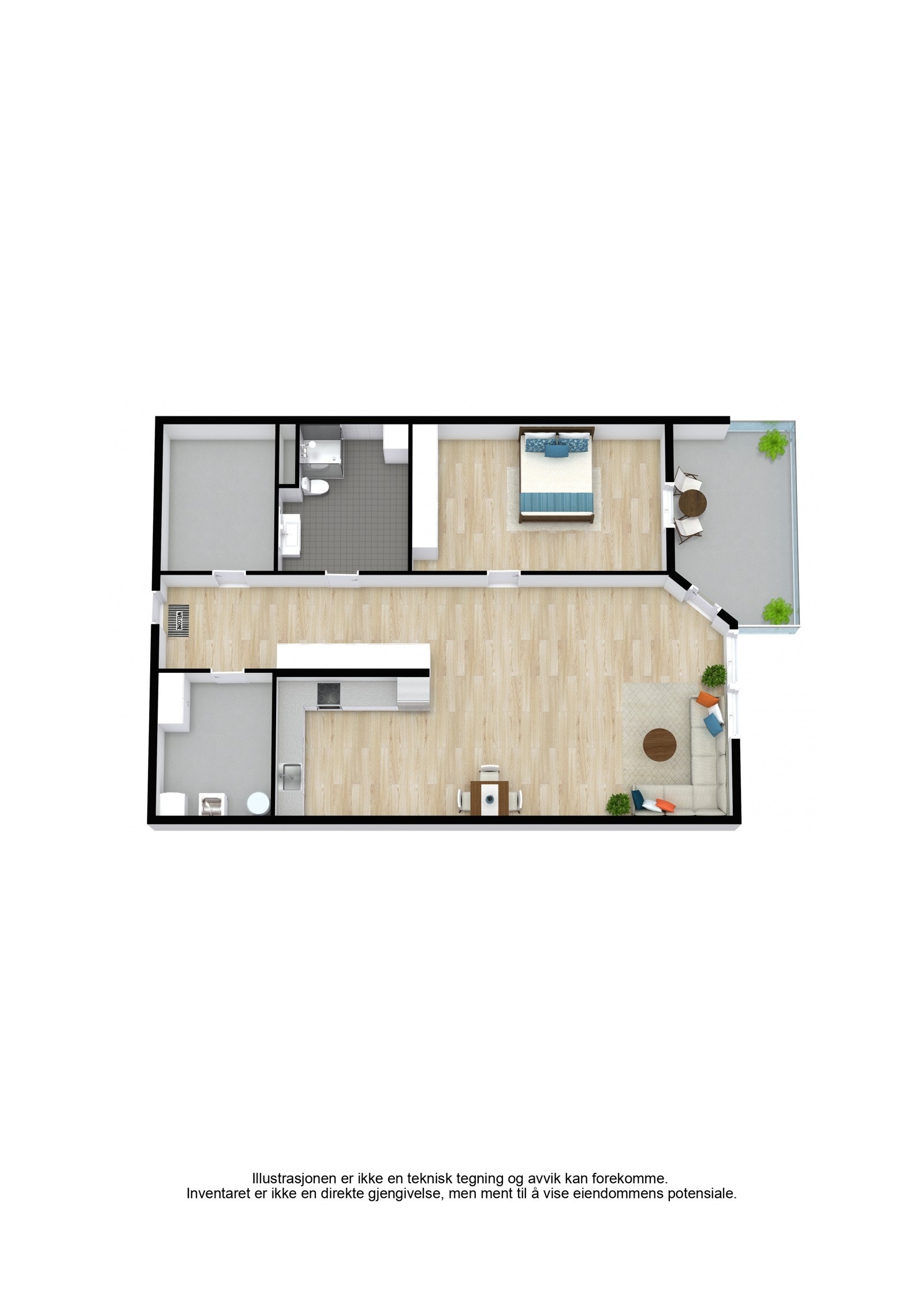 Plantegning. Galleribilde