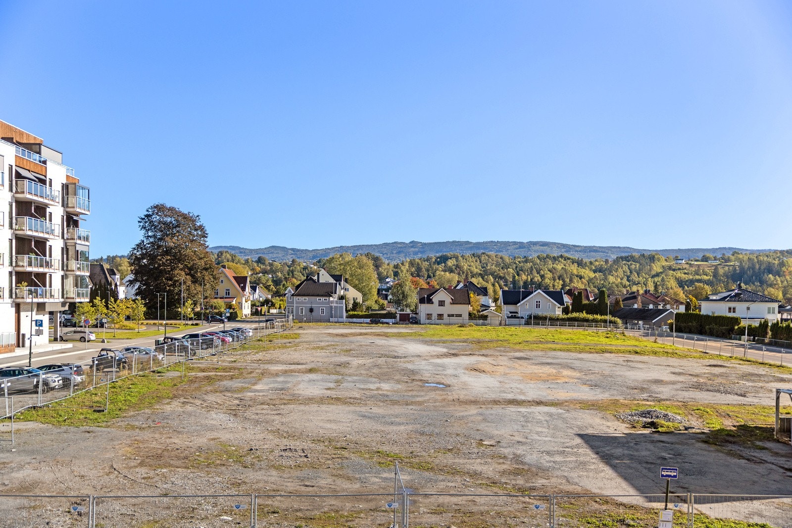 Utsikt fra balkong. Galleribilde