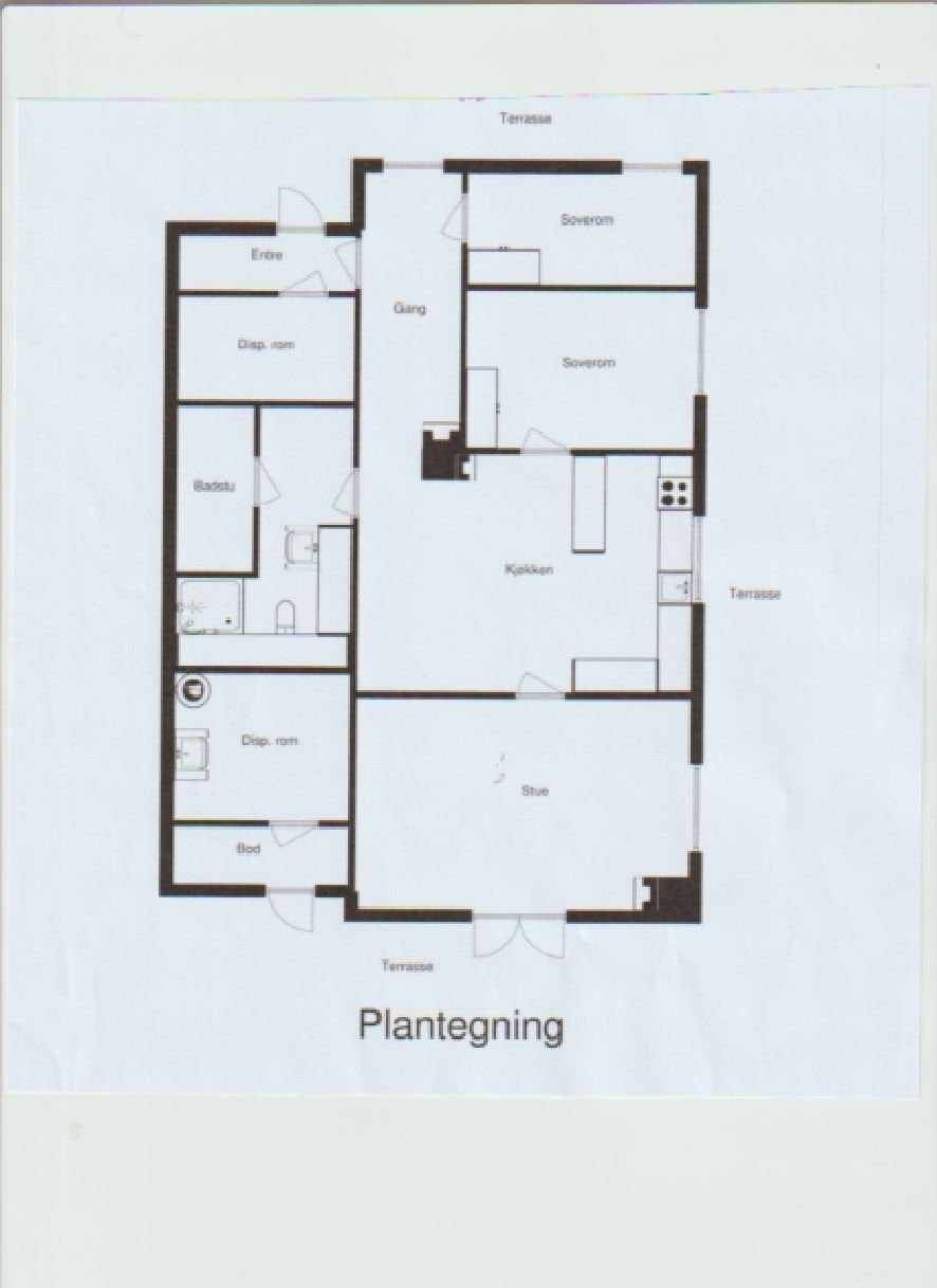 Plantegning Galleribilde