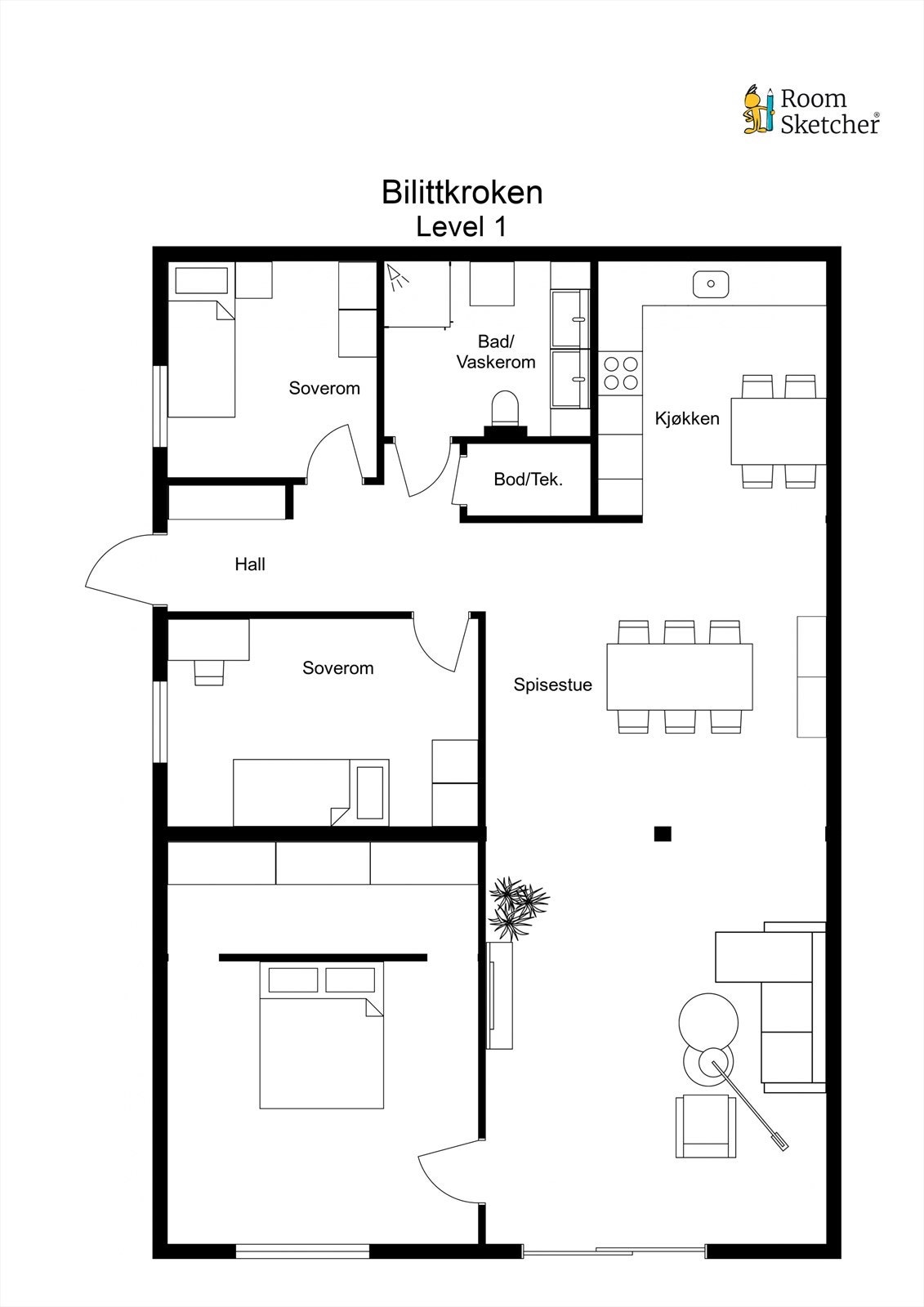 Plantegning. Galleribilde