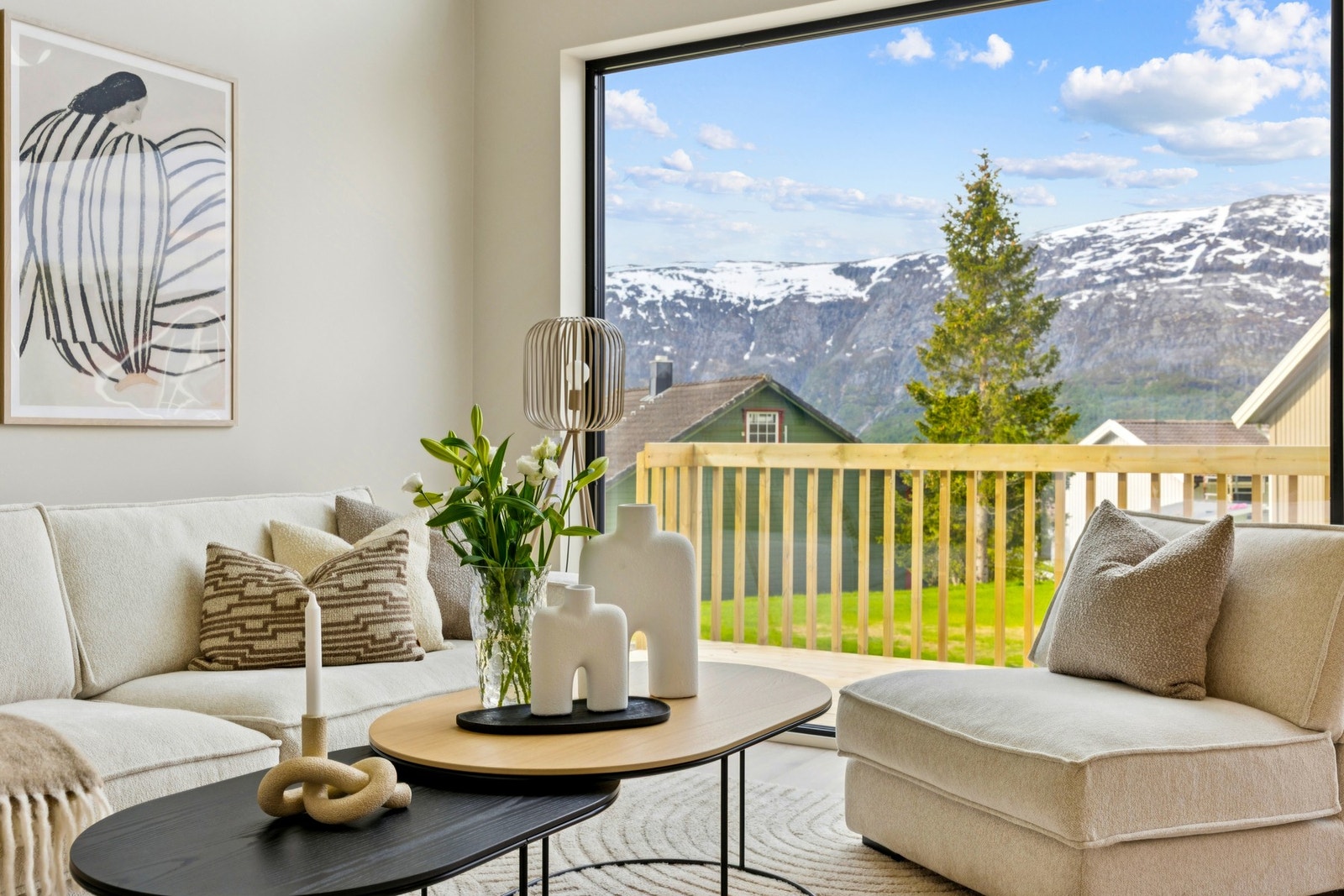 Boligene er bygd med nyeste teknisk forskrift hva gjelder energiklasse og isoleringskrav. Galleribilde