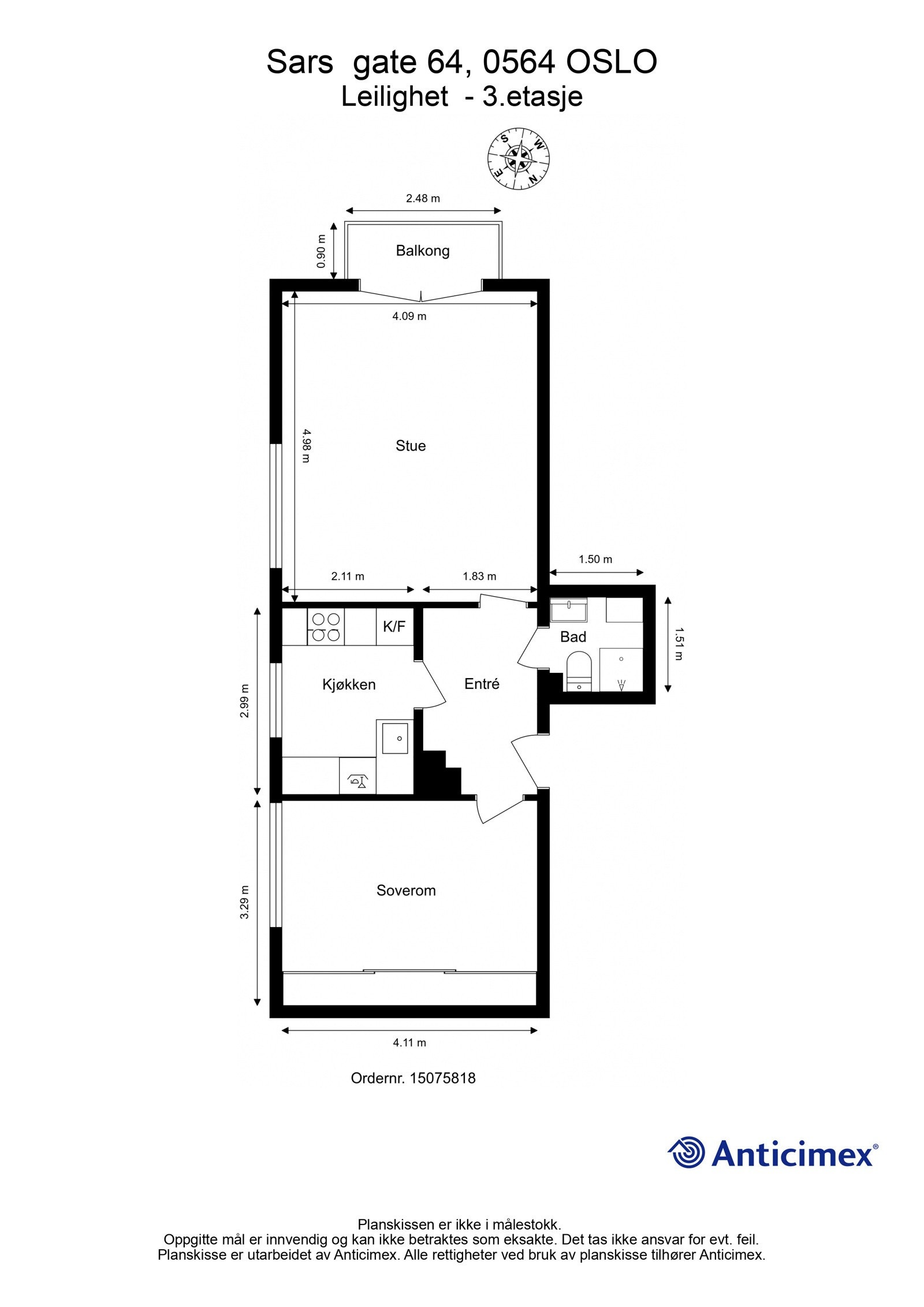 Planskisse. Galleribilde