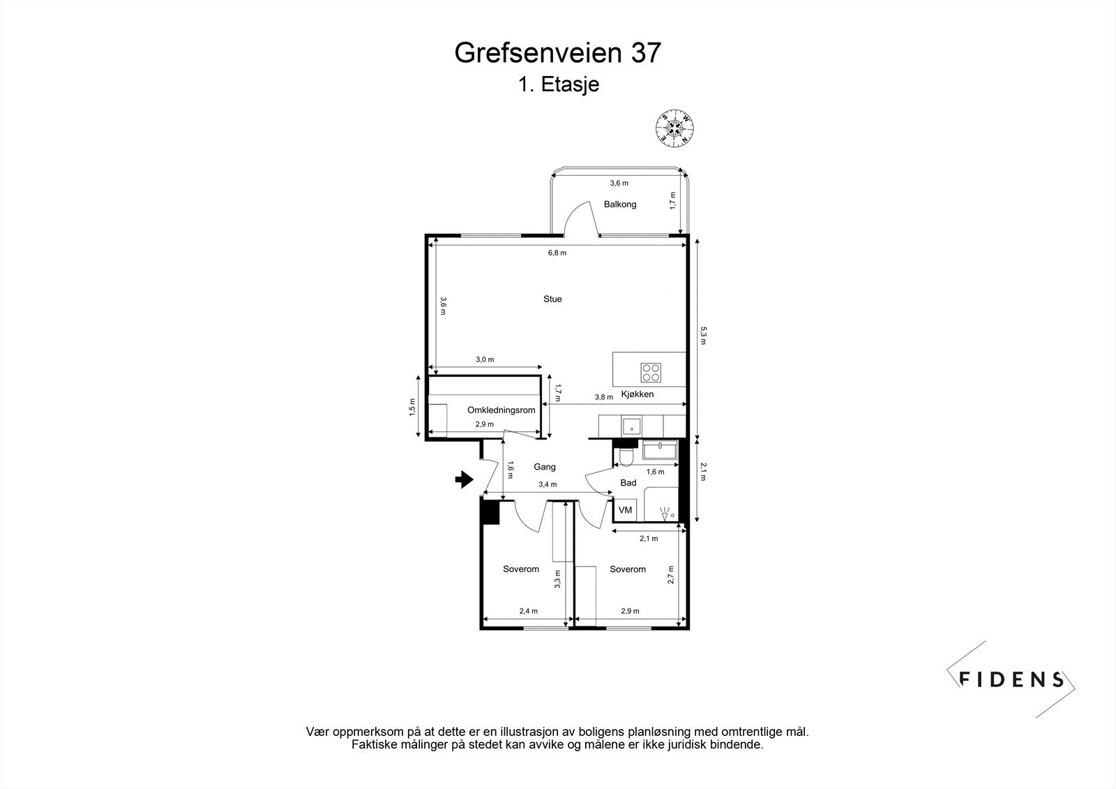 Plantegning Galleribilde