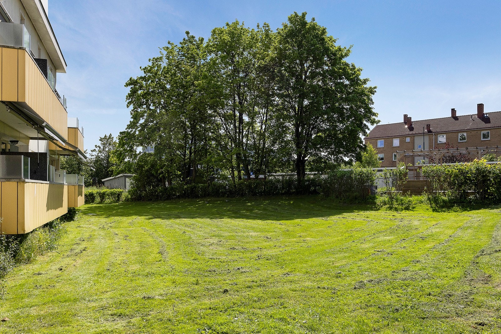 Pent opparbeidet uteområde Galleribilde