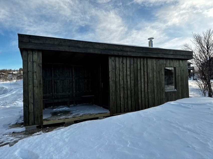 Selgers eget bilde av felles badstue Galleribilde