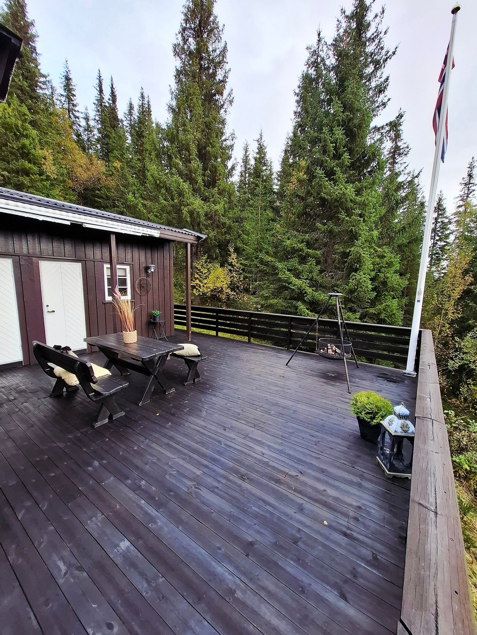 Terrasse på 100kvm Galleribilde