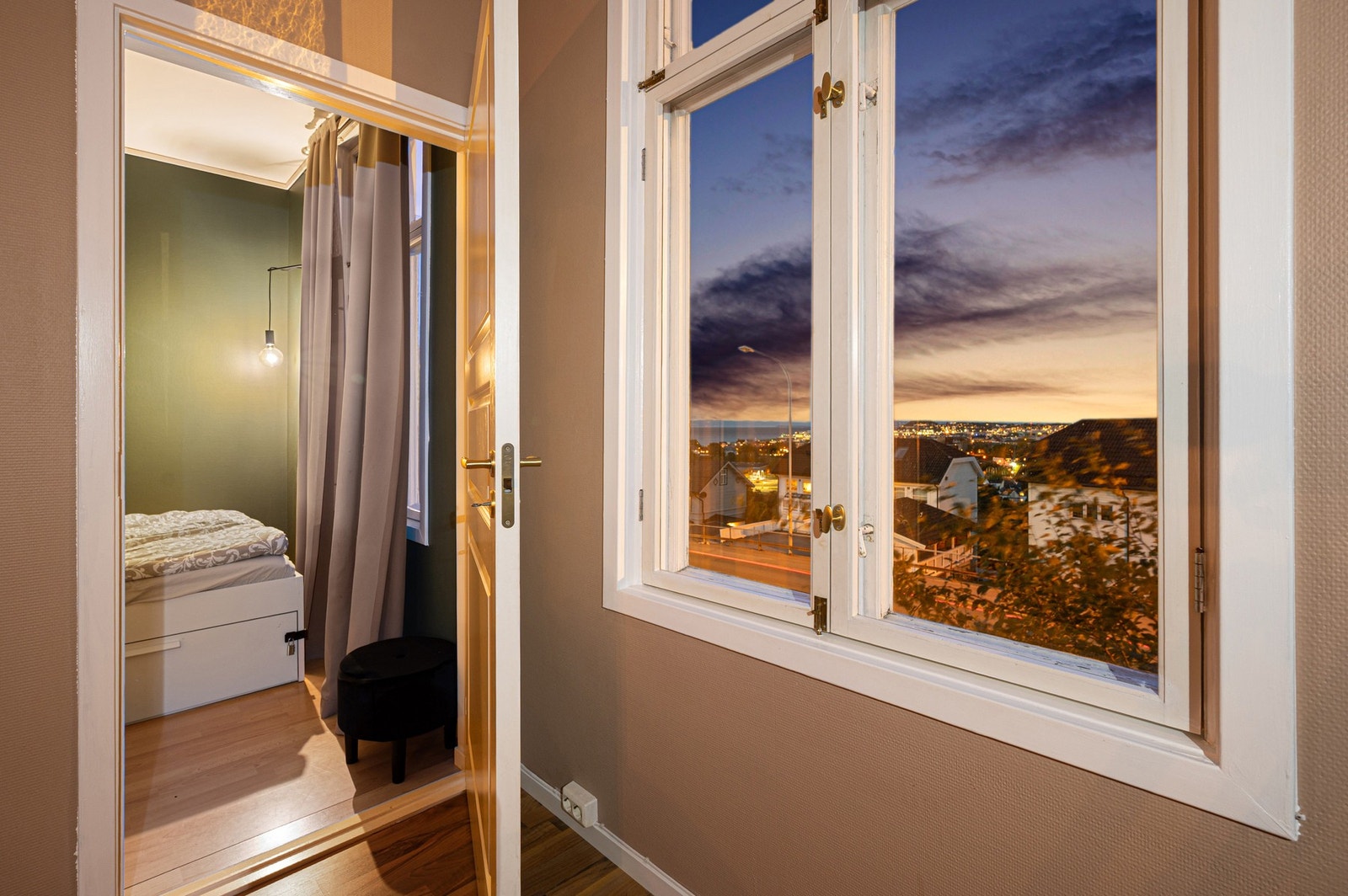 Leiligheten ligger pent til på Marienborg. Galleribilde