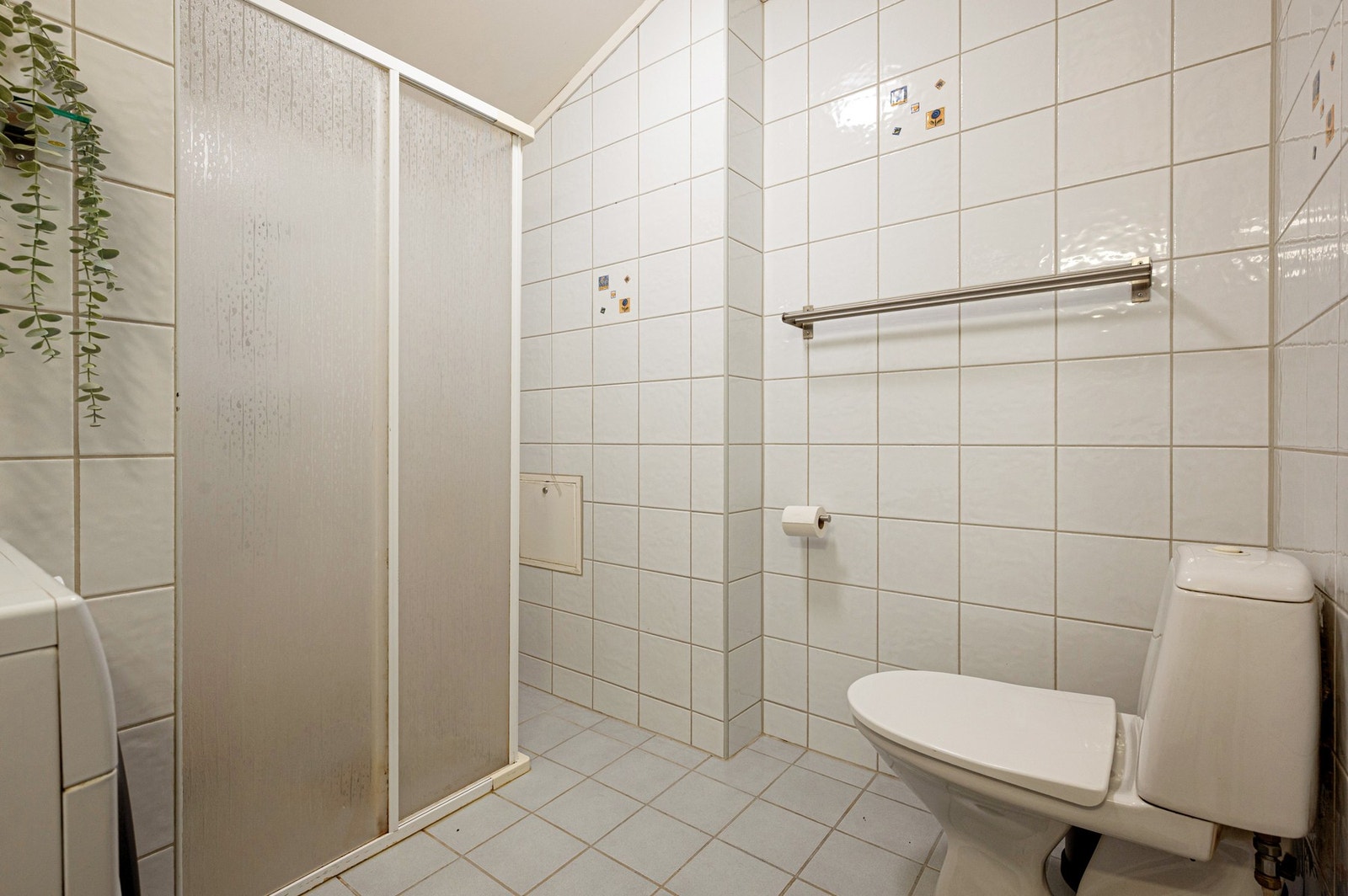 Her er det opplegg for vaskemaskin. Galleribilde