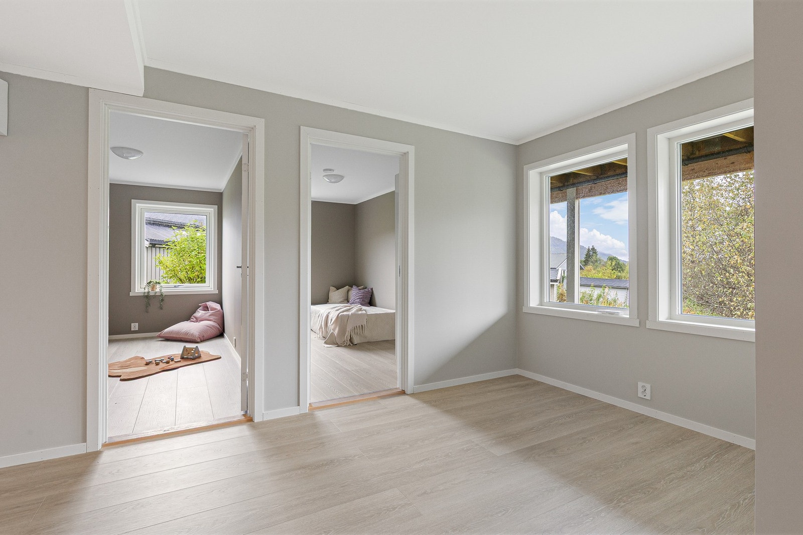 To soverom i hoveddelen i sokkel Galleribilde