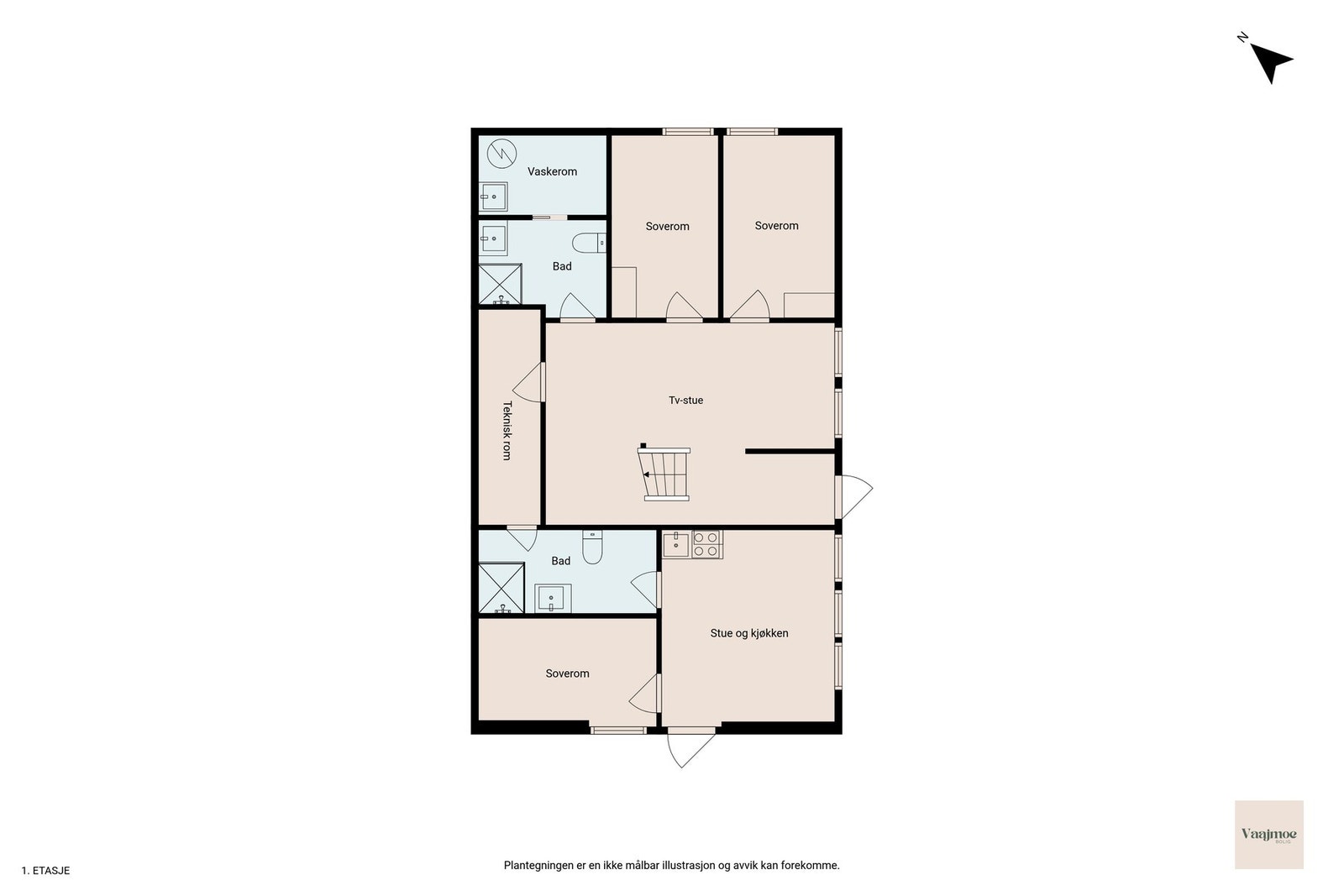 Vi tar turen ned til sokkeletasjen Galleribilde