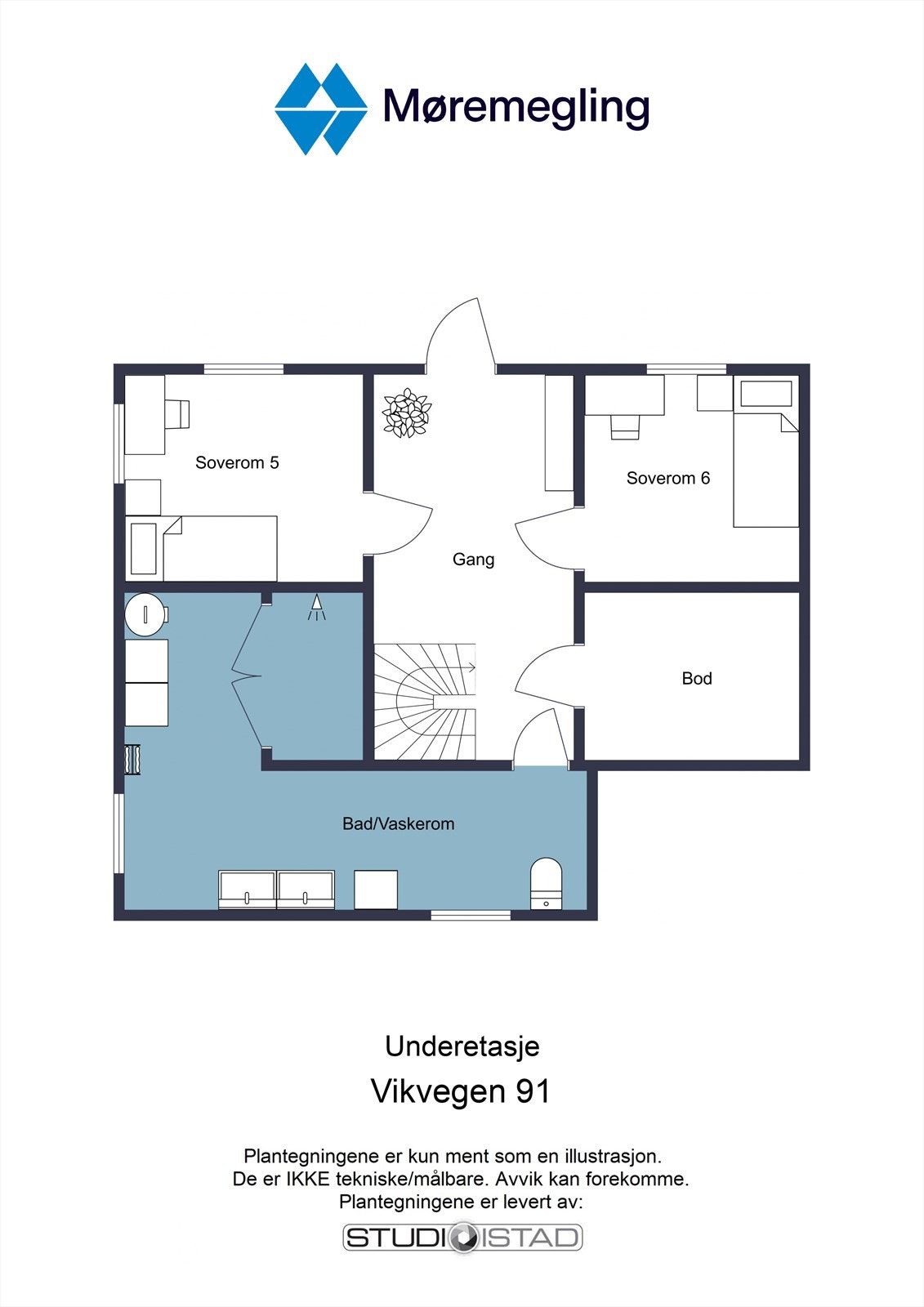 Plantegning kjeller Galleribilde