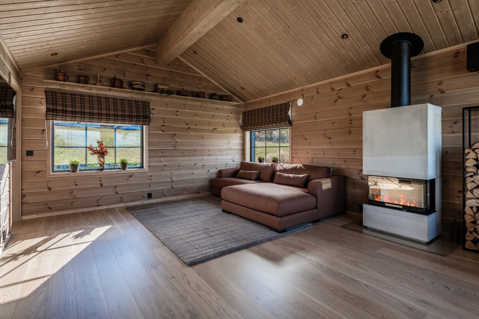 Peisovn som ser eksklusiv ut og varmer godt på de kalde dagene. Galleribilde