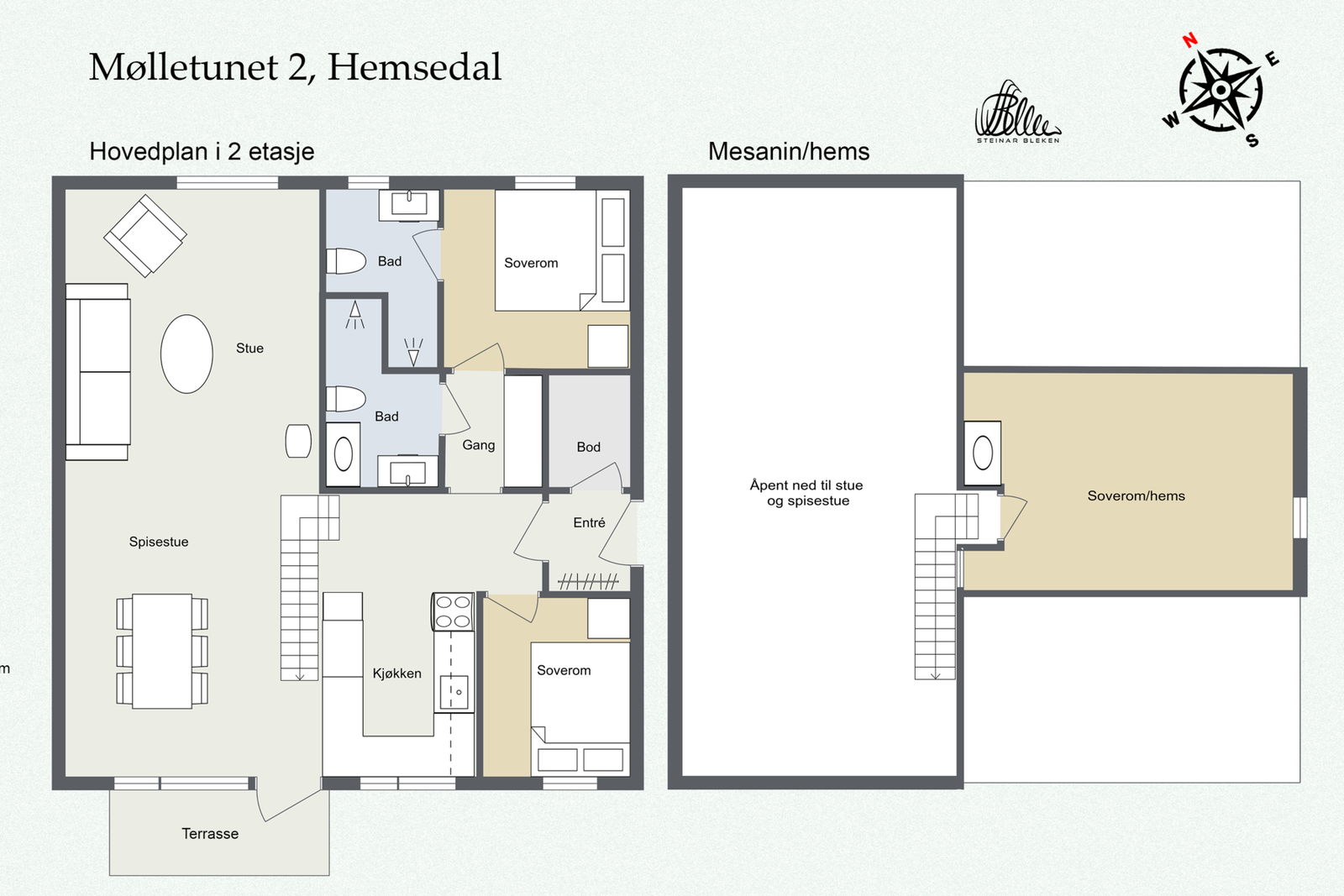 Plantegning. Galleribilde