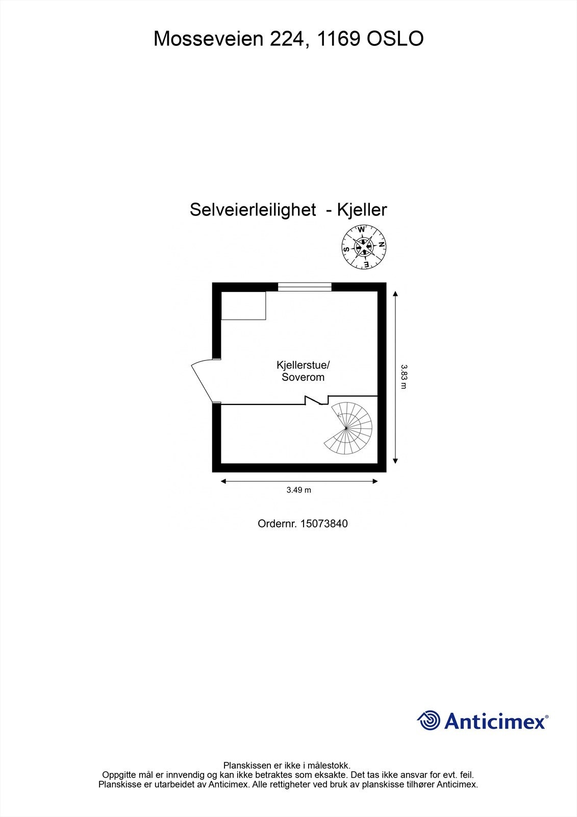 Alternativ planløsning i kjeller Galleribilde