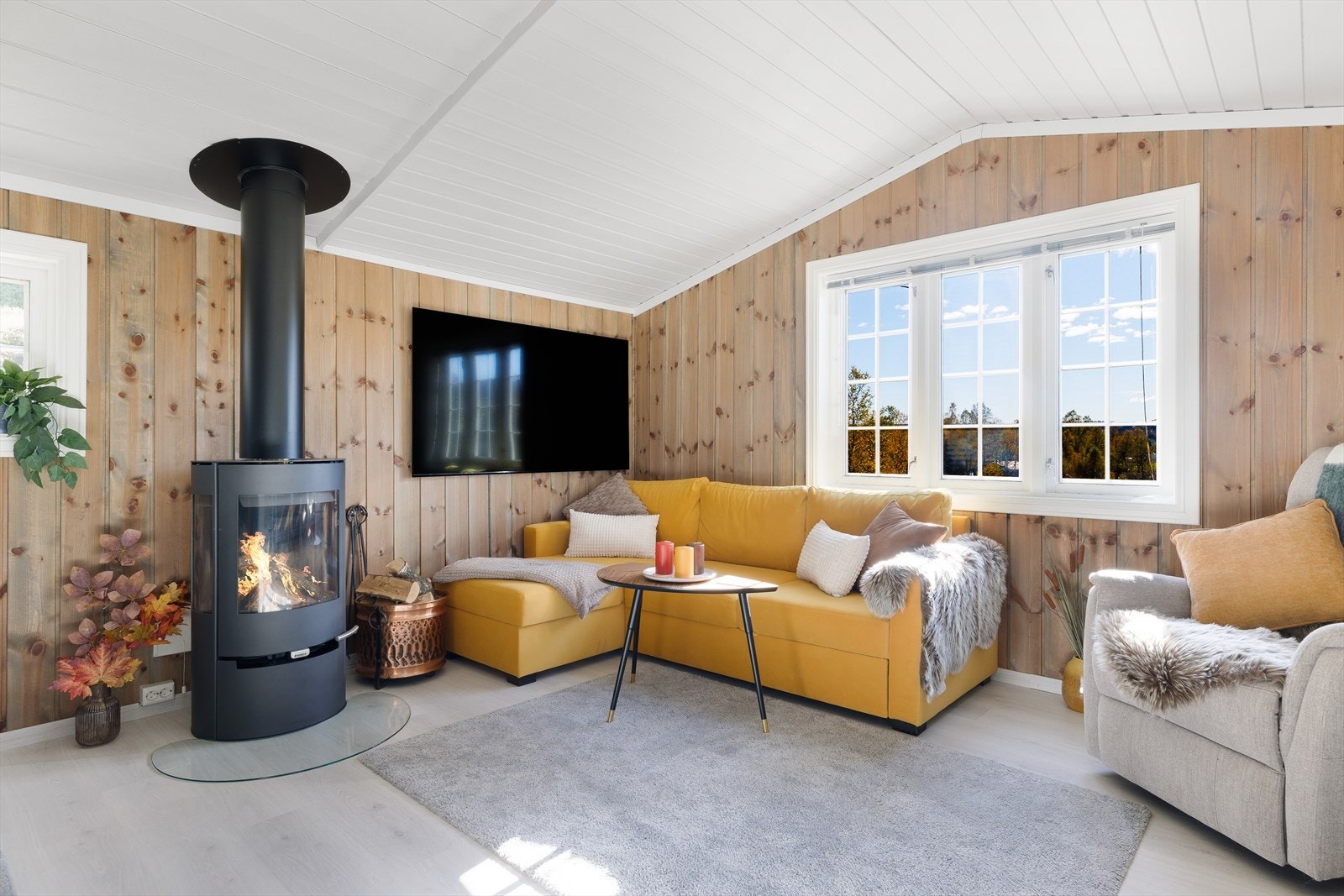 Her finner du en fin og koselig hytte som er modernisert i 2023/2024. Galleribilde