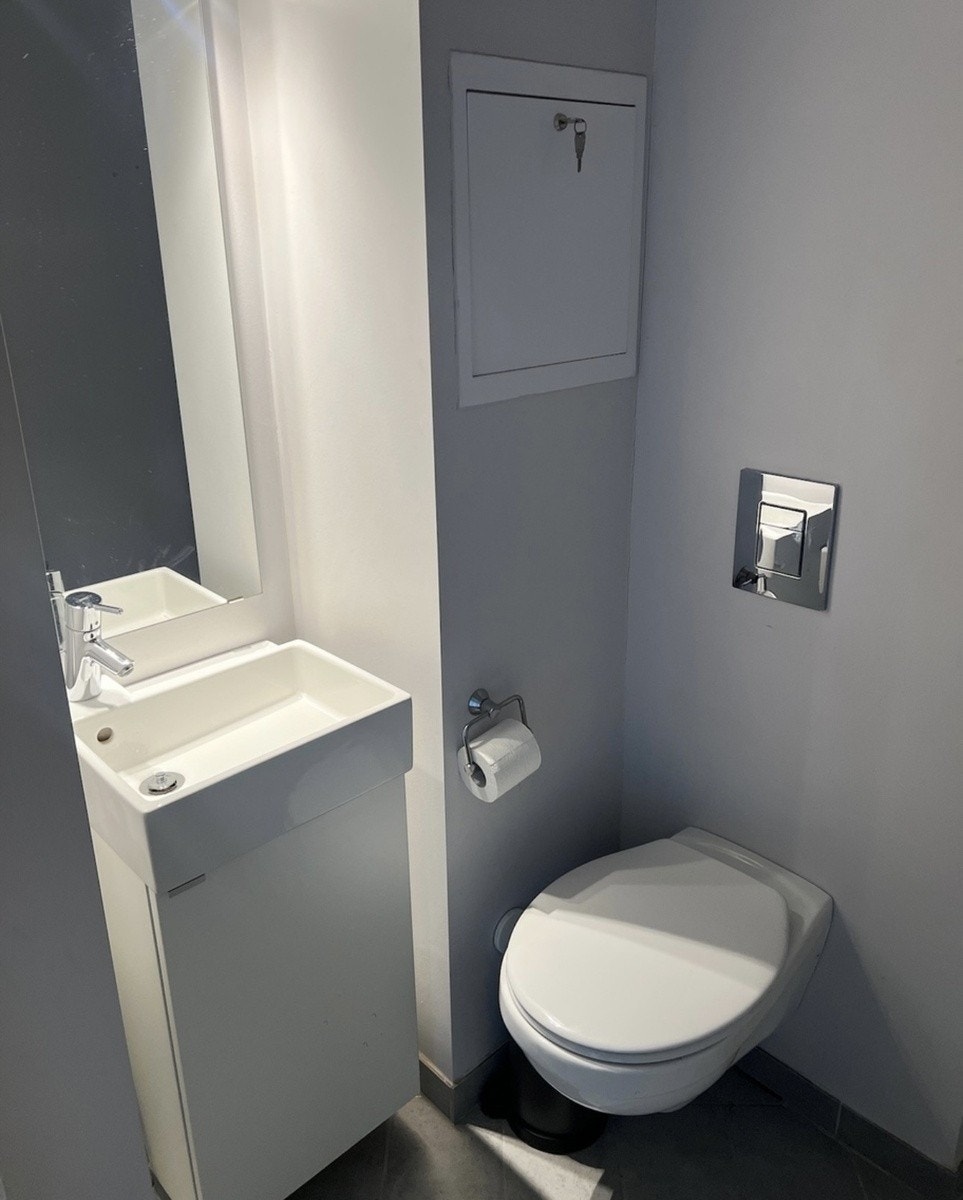 Vaskerom med toalett Galleribilde