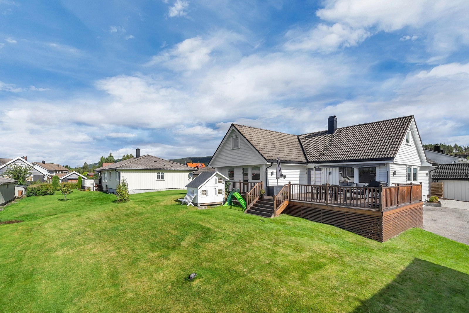 Fint opparbeidet uteområde Galleribilde