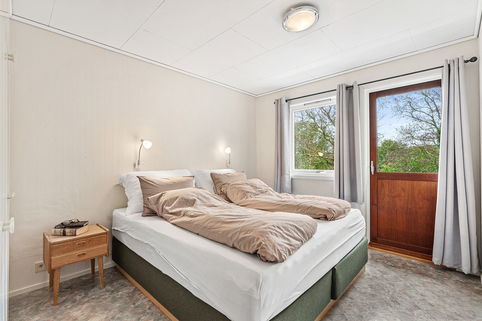 Her er de utgang til en nydelig balkong. Galleribilde