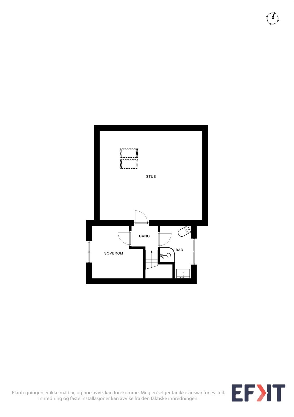 Plantegning 2.etg. Galleribilde