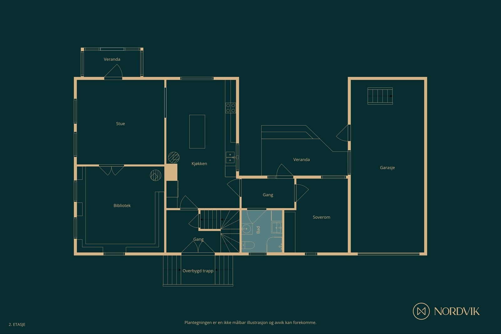 Plantegning Galleribilde