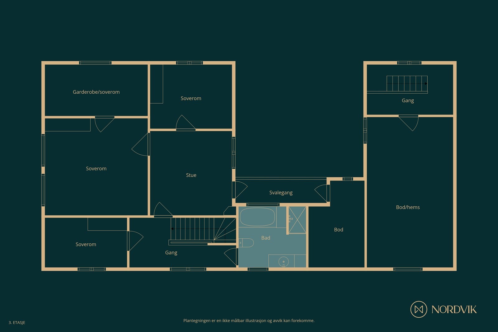 Plantegning Galleribilde