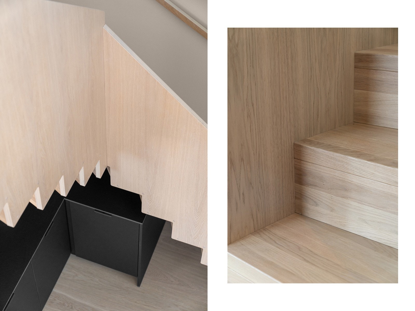 Detalj av den skulpturelle trappen fra 6. til 7 etg Galleribilde