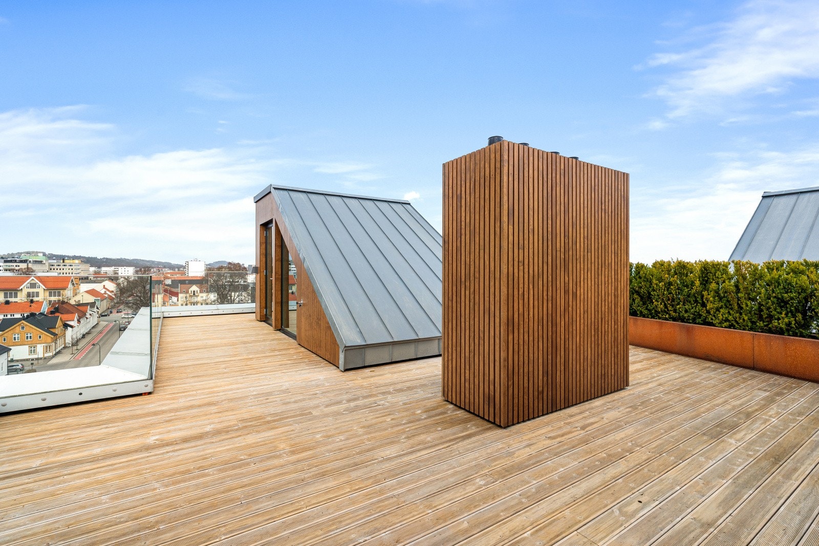 Takhage klar for å innredes til en oase midt i byen Galleribilde