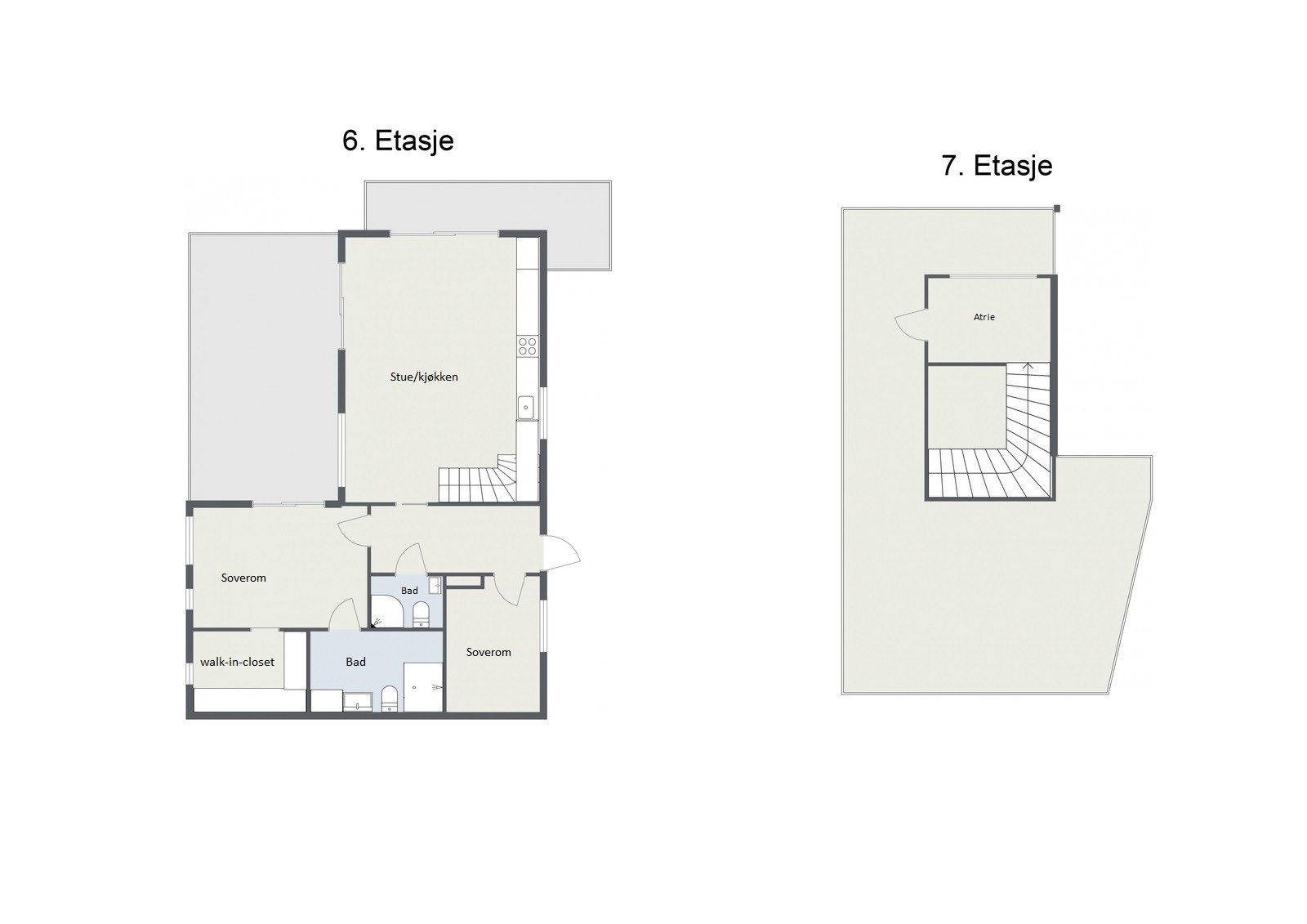 Planskisse Galleribilde