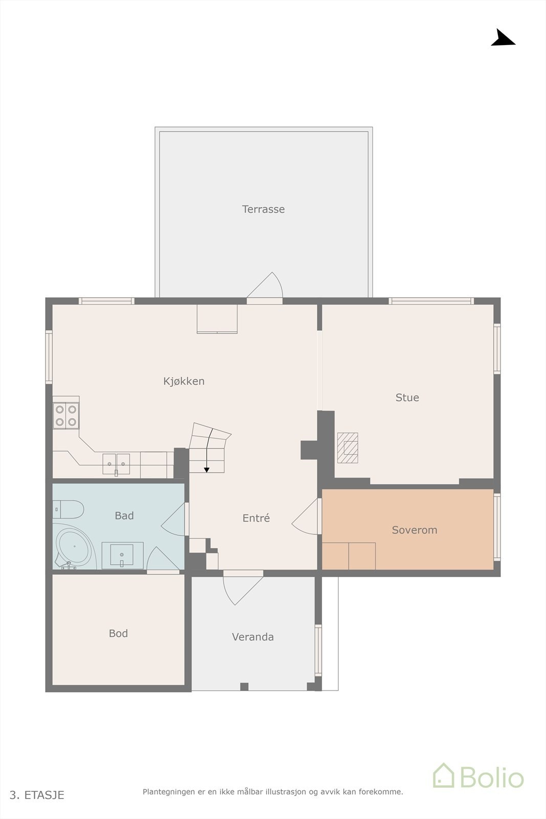 Plantegning Galleribilde