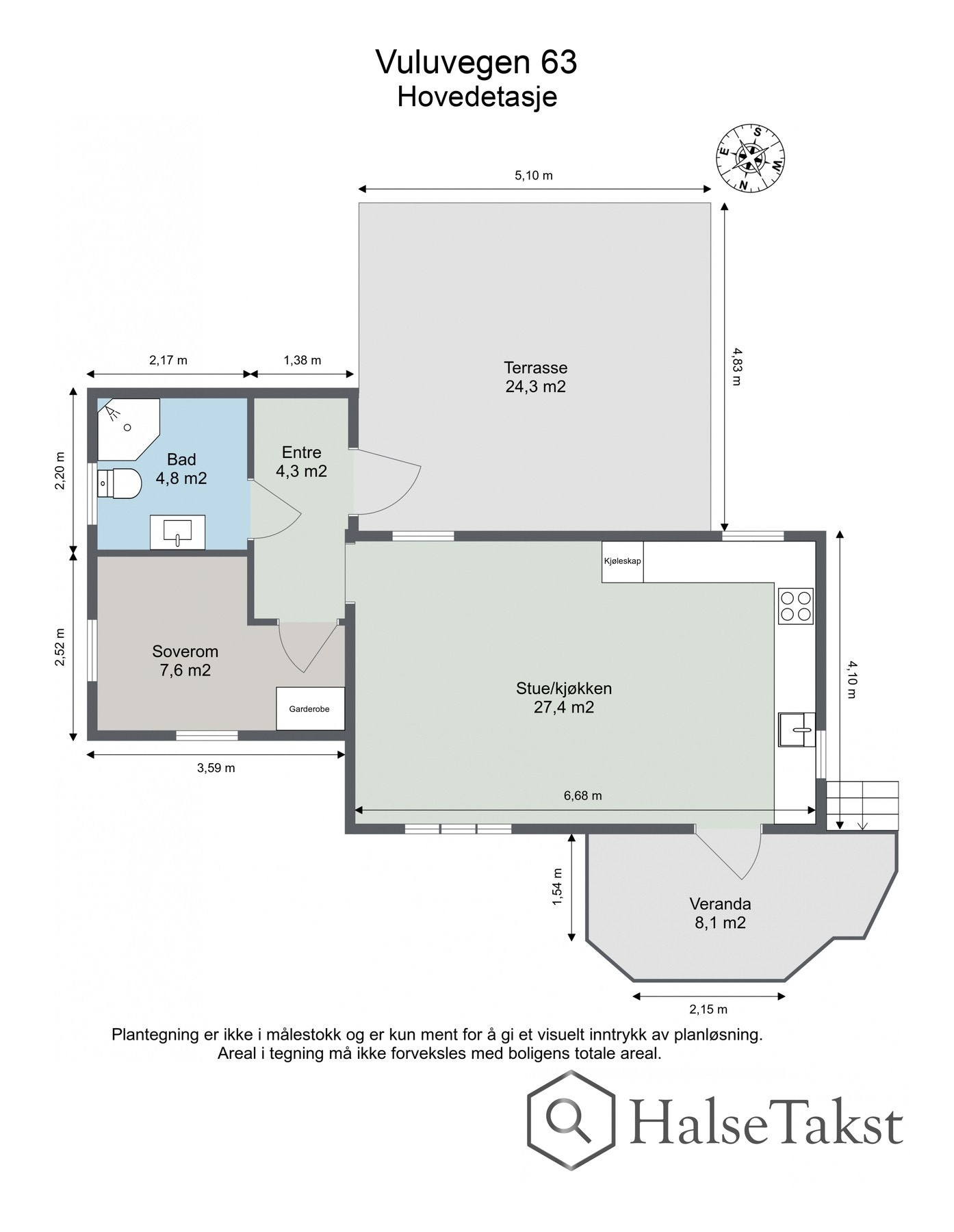 Planskisse Galleribilde