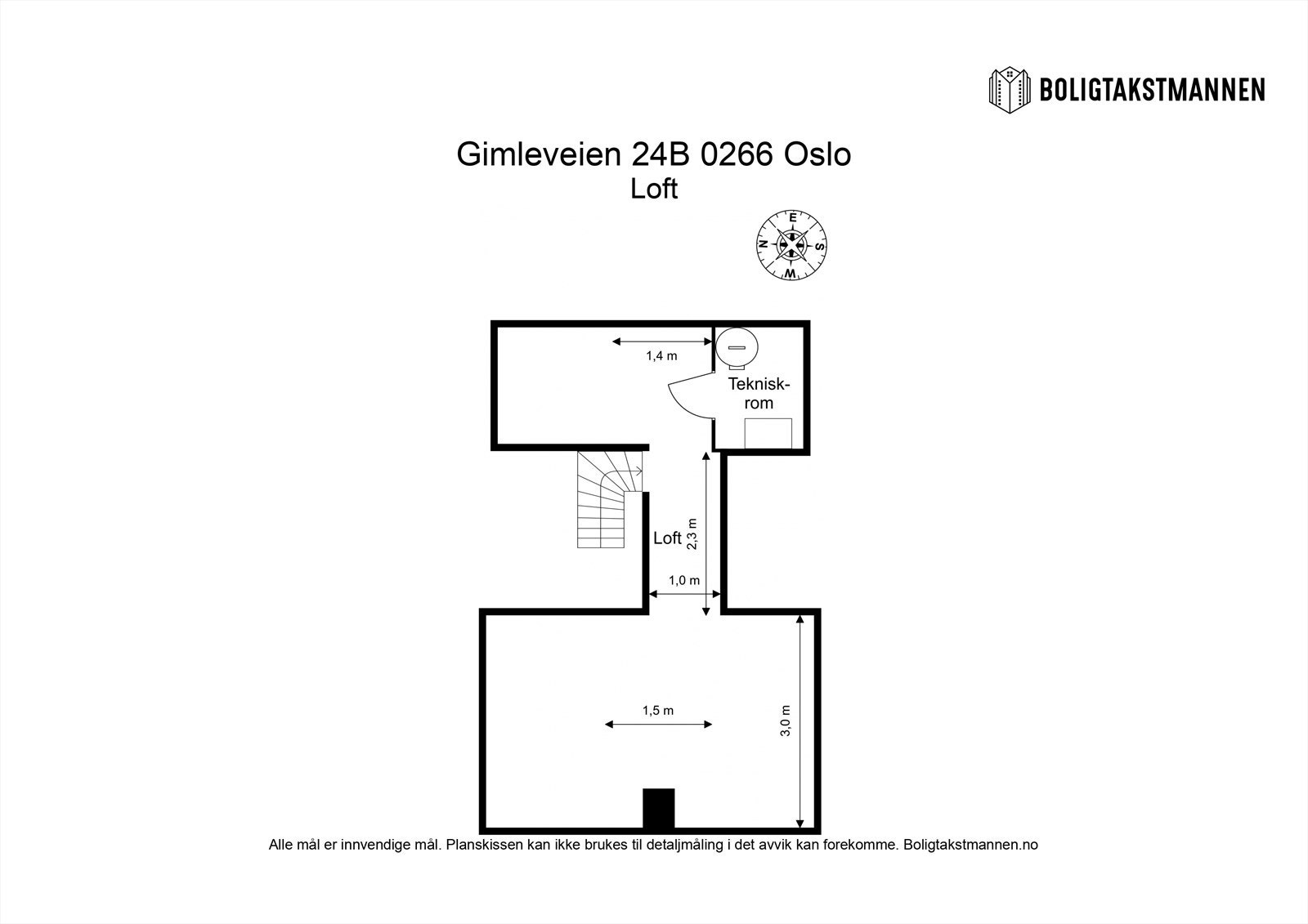 Plantegning til orientering. Galleribilde
