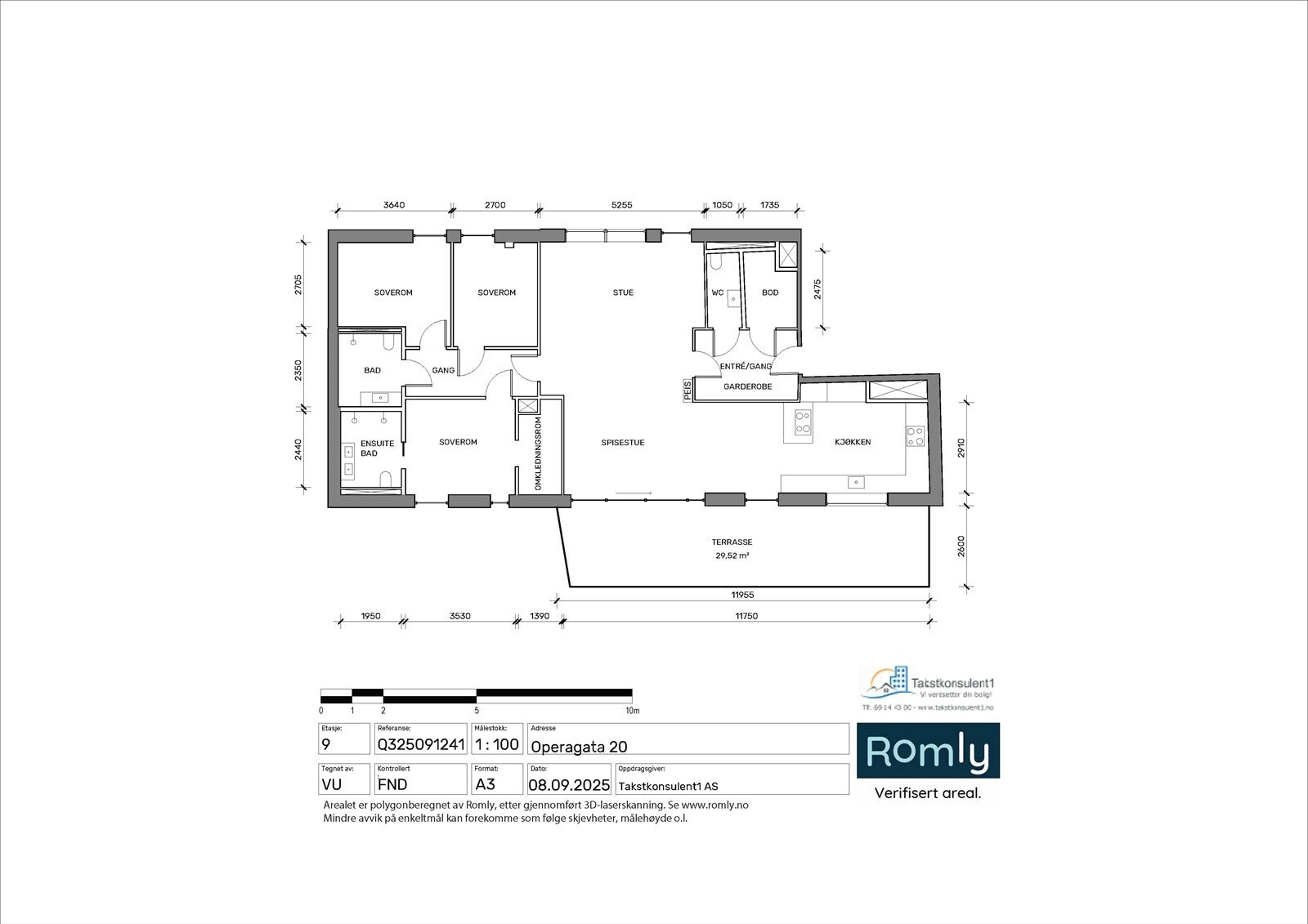 Plantegning til orientering. Galleribilde