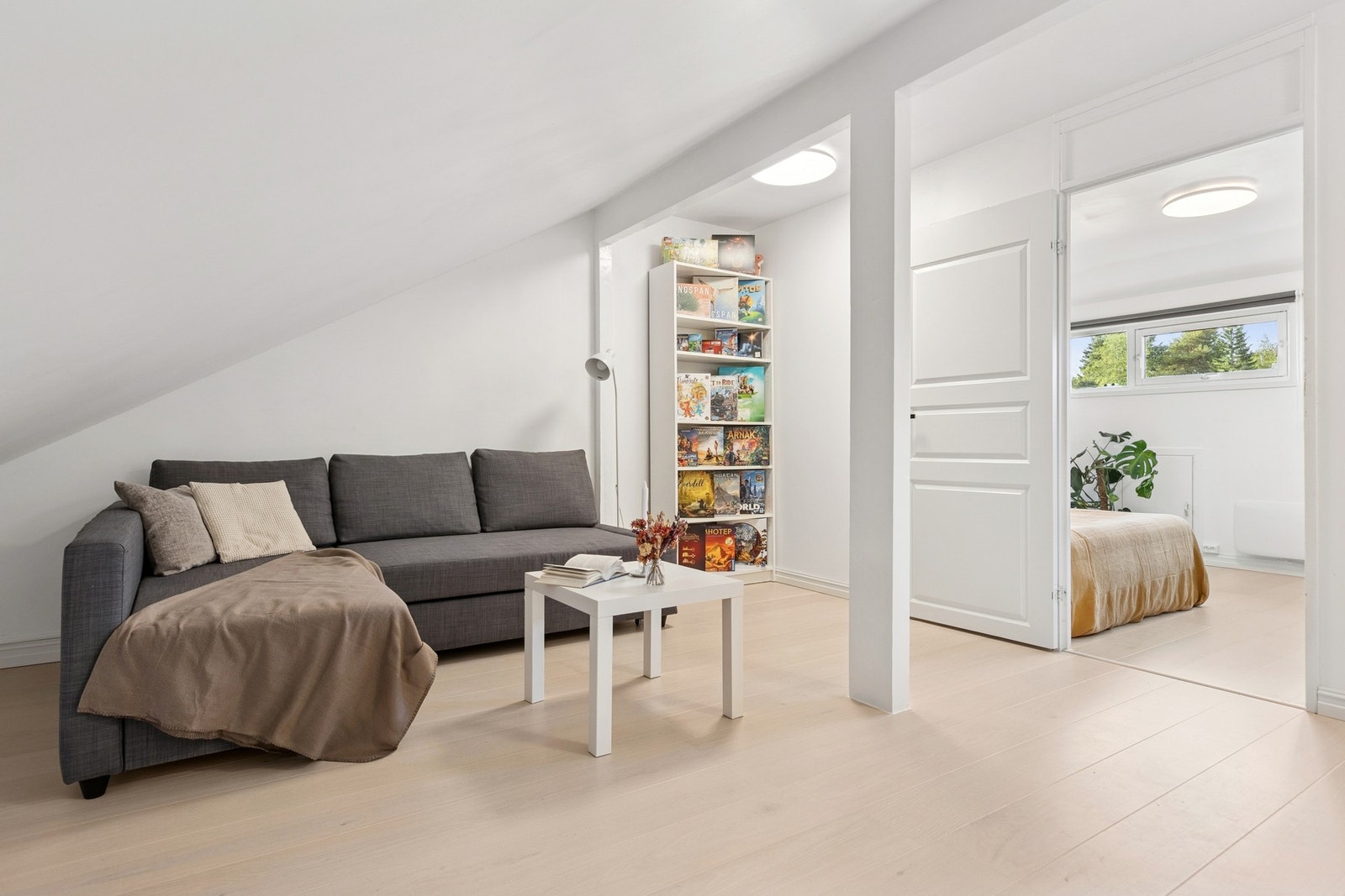 Loftsetasjen er i dag benyttet som loftsstue. Galleribilde